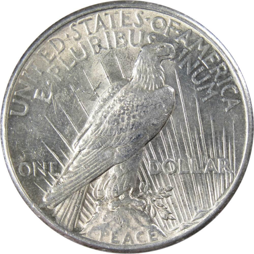1925 Peace Dollar AU About Uncirculated 90% Silver $1 US Coin Collectible