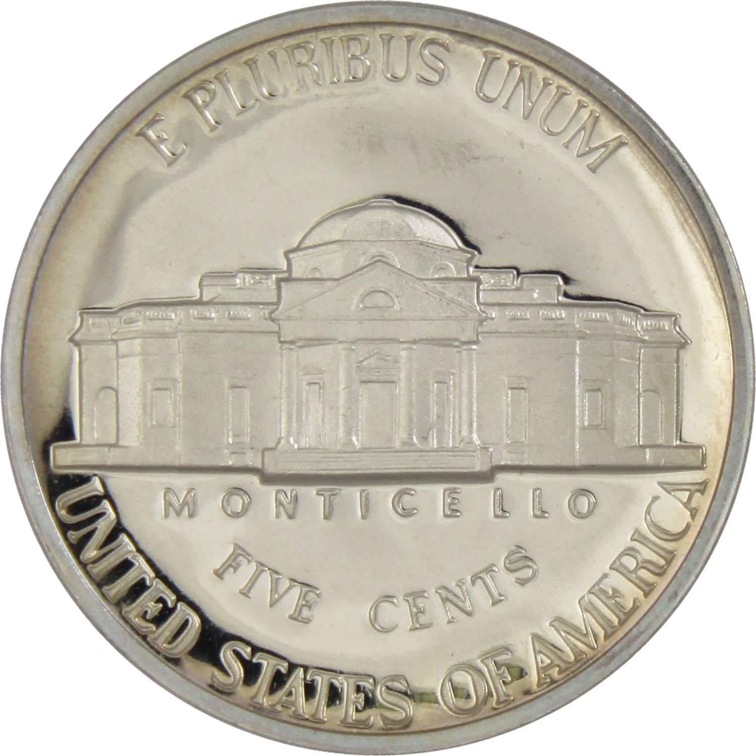 1987 S Jefferson Nickel 5 Cent Piece Choice Proof 5c US Coin Collectible