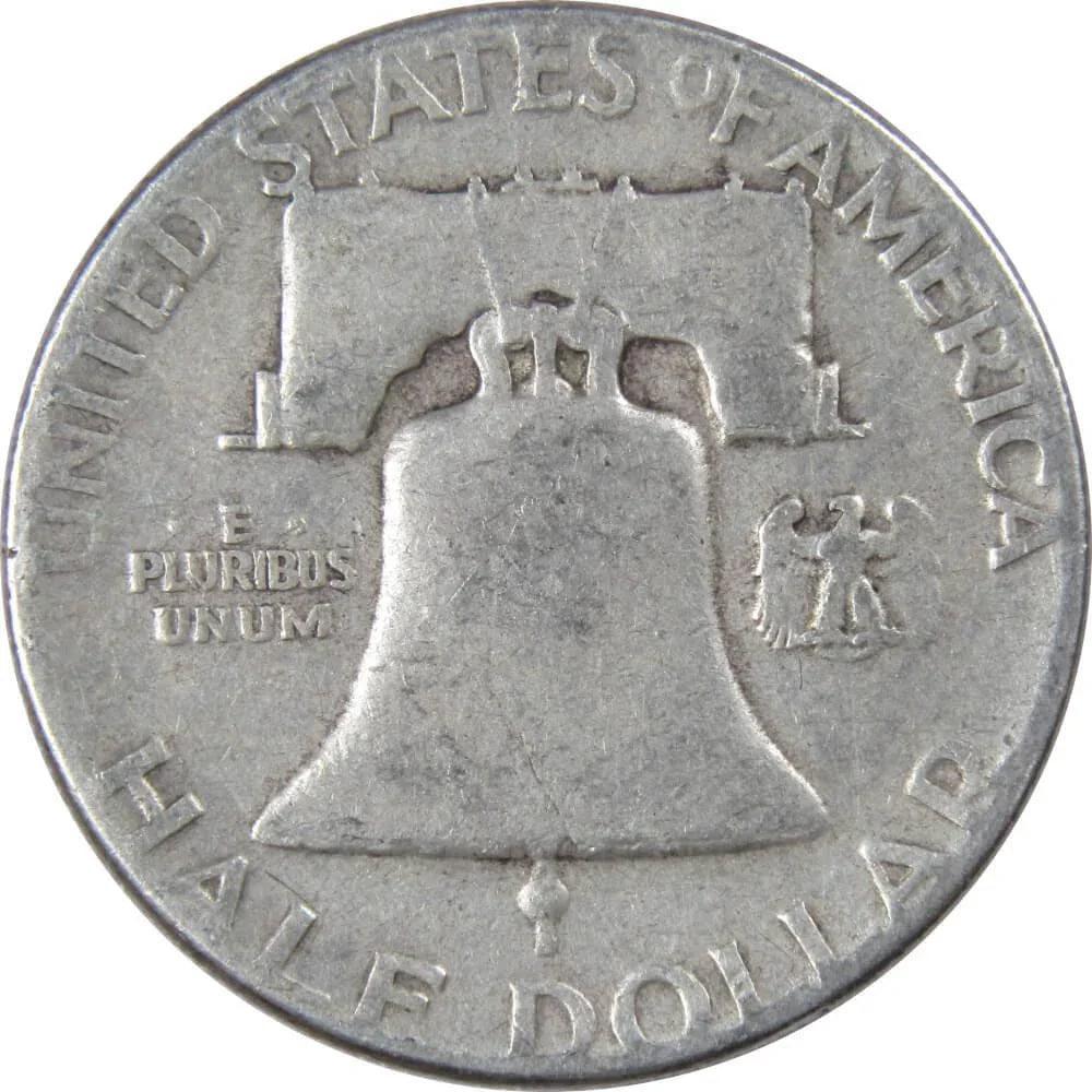 1951 Franklin Half Dollar G Good 90% Silver 50c US Coin Collectible