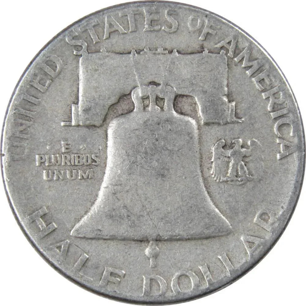 1951 Franklin Half Dollar G Good 90% Silver 50c US Coin Collectible