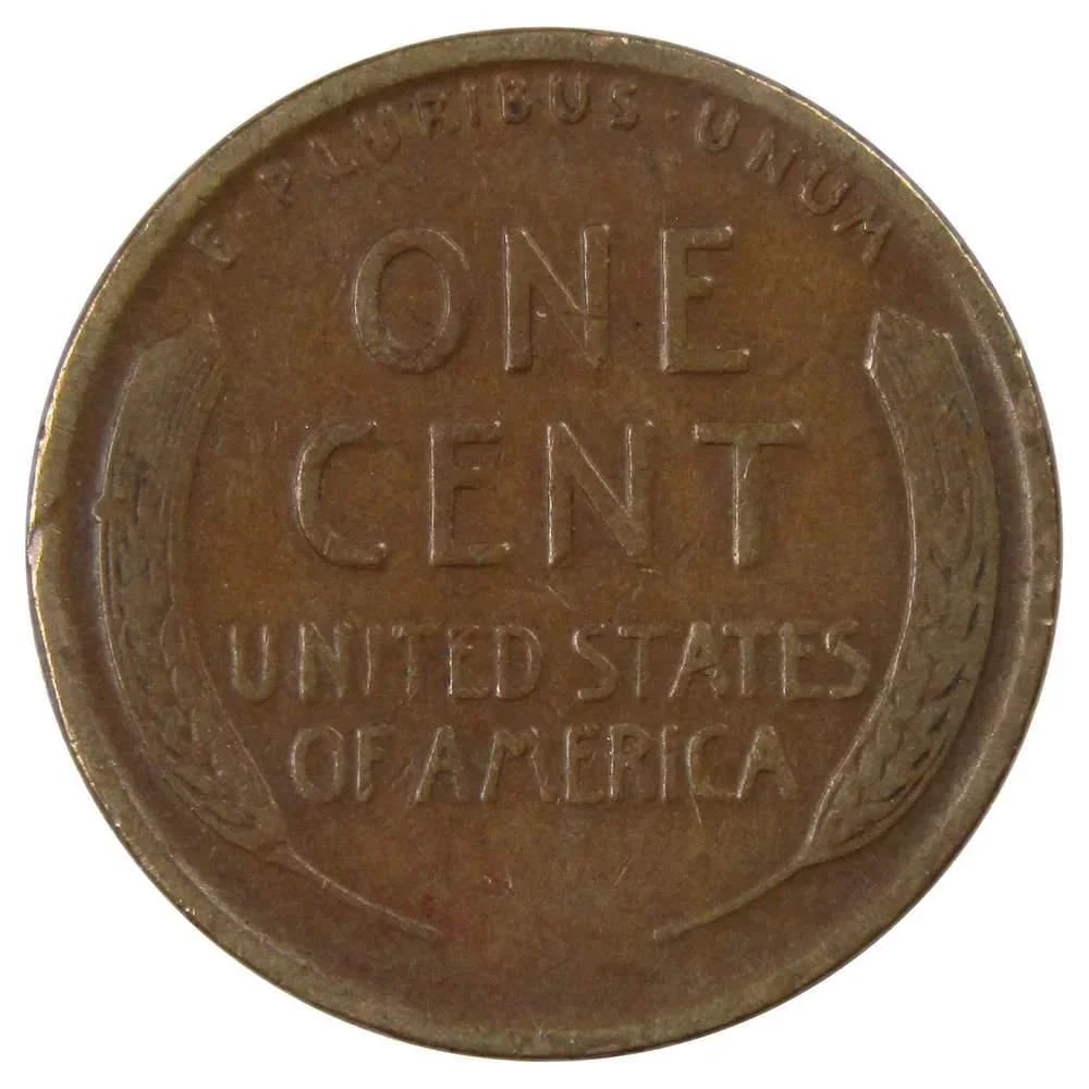1920 Lincoln Wheat Cent F Fine Bronze Penny 1c Coin Collectible