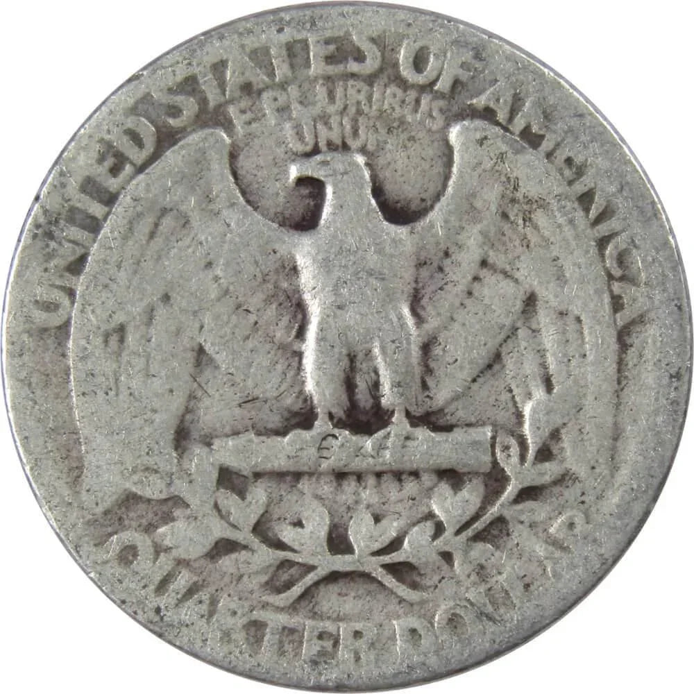 1936 Washington Quarter G Good 90% Silver 25c US Coin Collectible