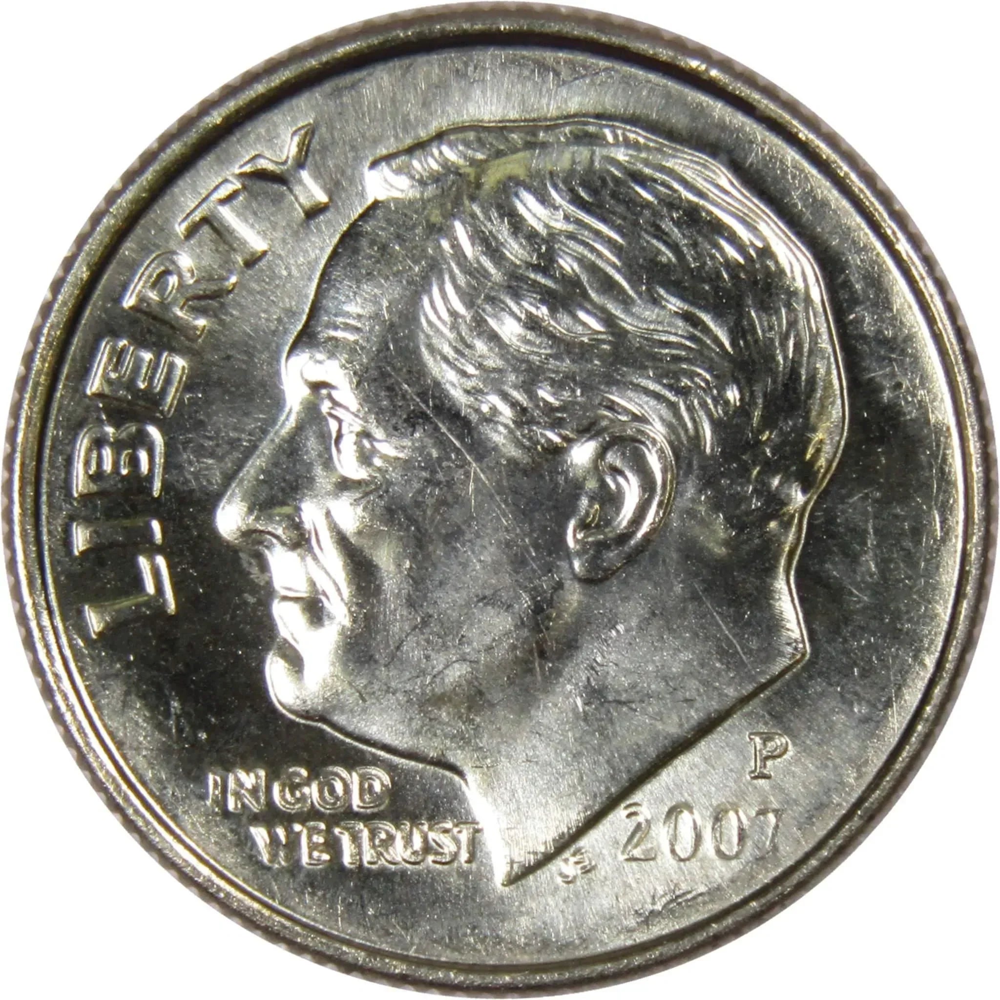 2007 P Roosevelt Dime BU Uncirculated Mint State 10c US Coin Collectible