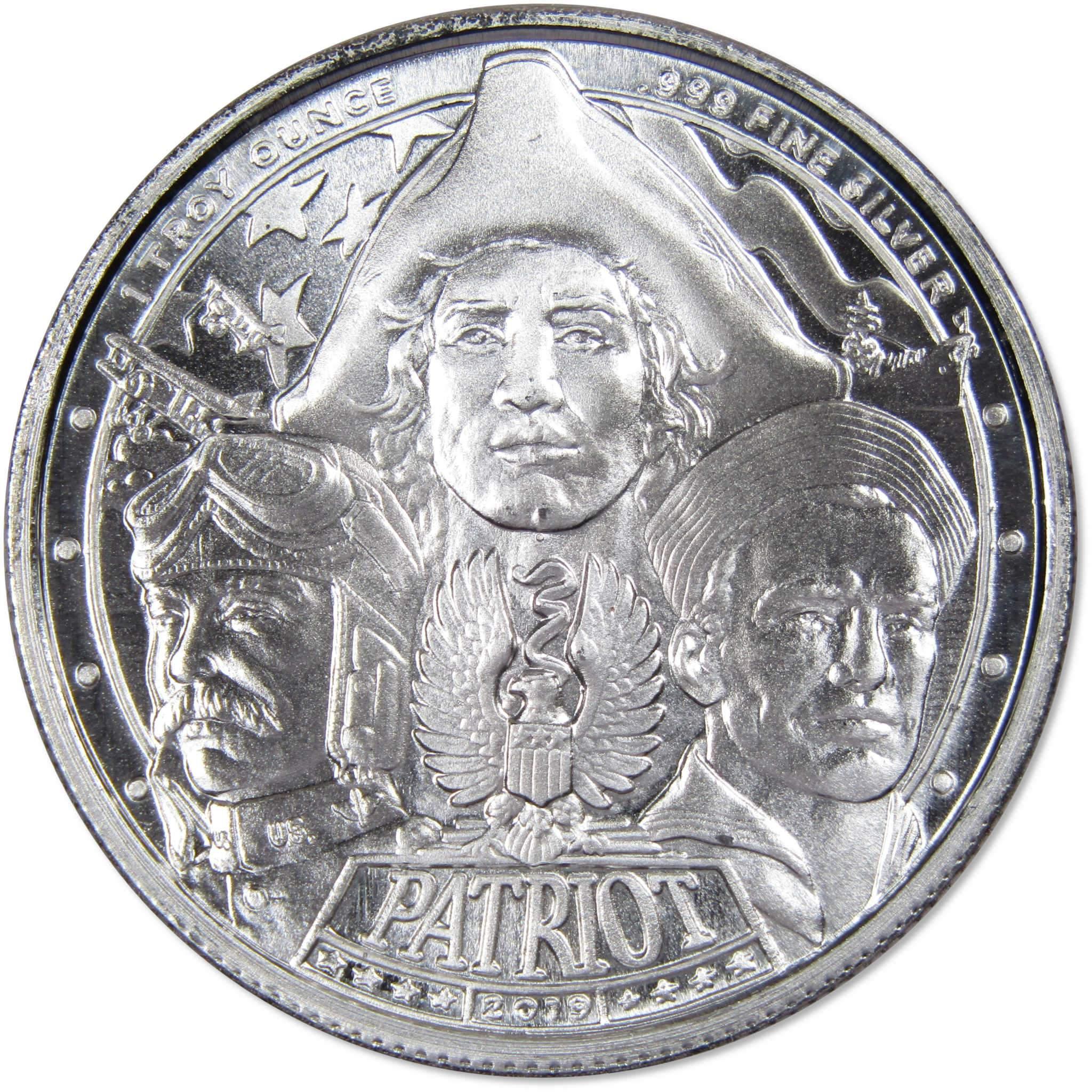 Patriot Series World War II 1 oz .999 Fine Silver Round Proof-Like 2019