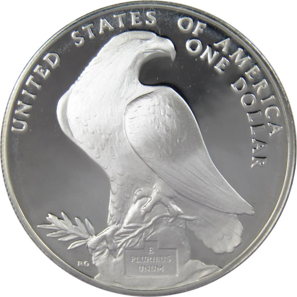 LA Olympiad Coliseum Commemorative 1984 S 90% Silver Dollar Proof $1 Coin