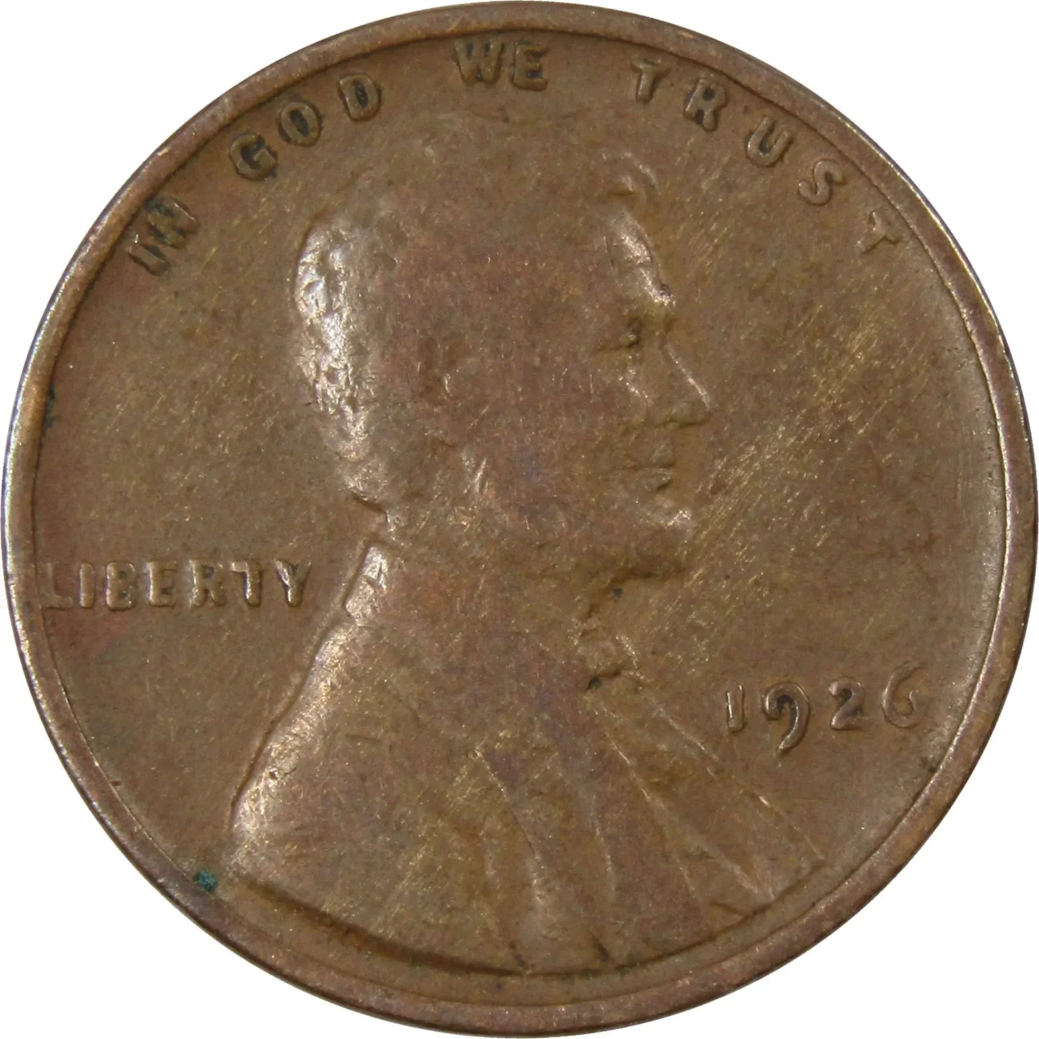 1926 Lincoln Wheat Cent AG About Good Bronze Penny 1c Coin Collectible