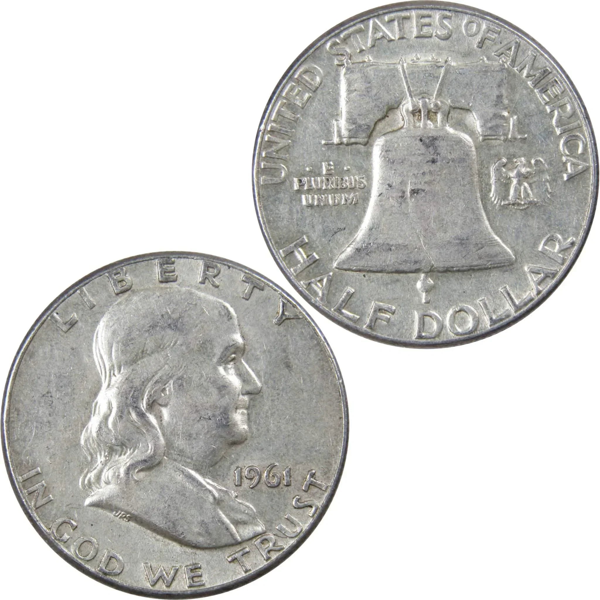 1961 Franklin Half Dollar XF EF Extremely Fine 90% Silver 50c US Coin