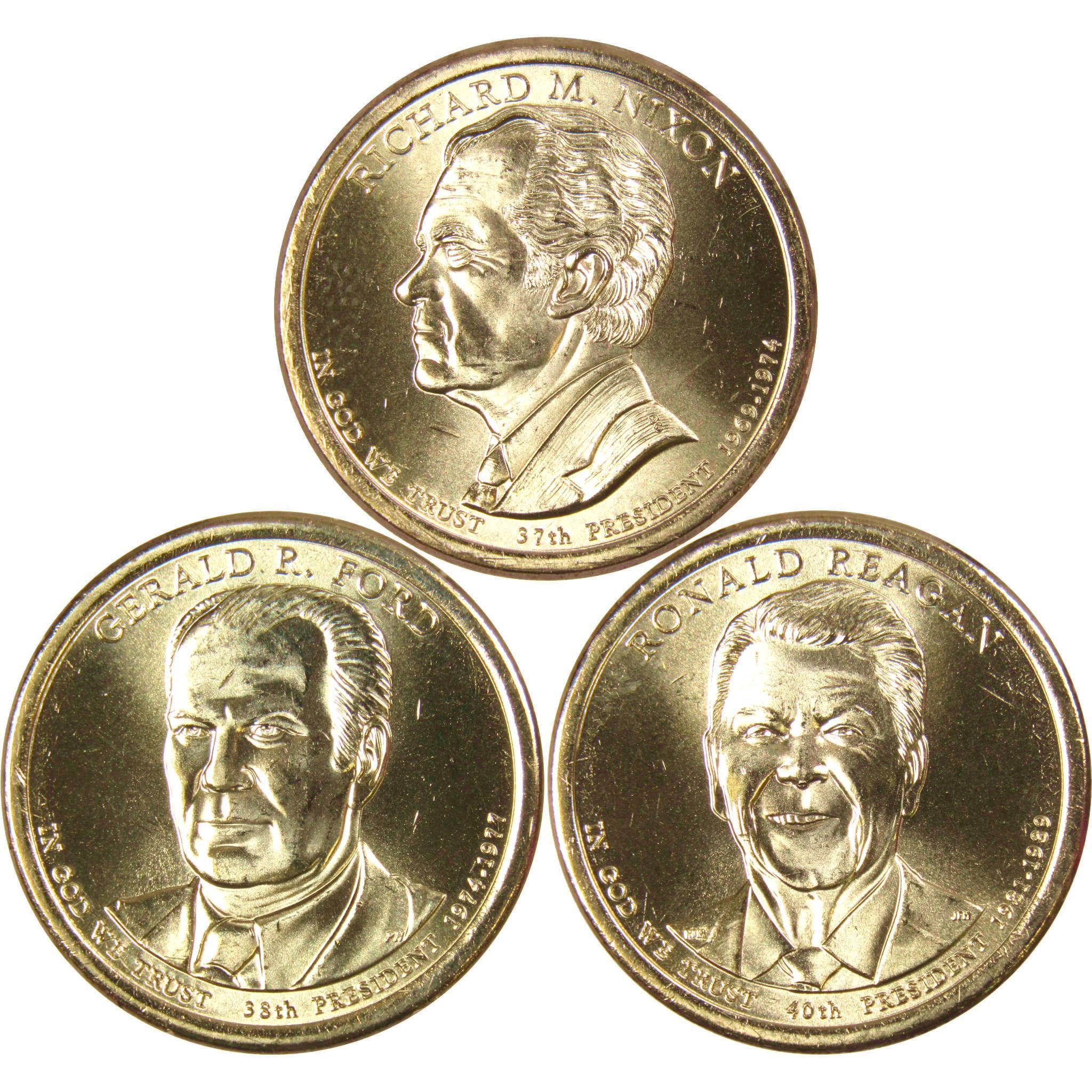 Modern Coin Operated [DVD](中古品) 2016 Presidential Dollar 3 Coin Year Set BU Uncirculated Mint State $1