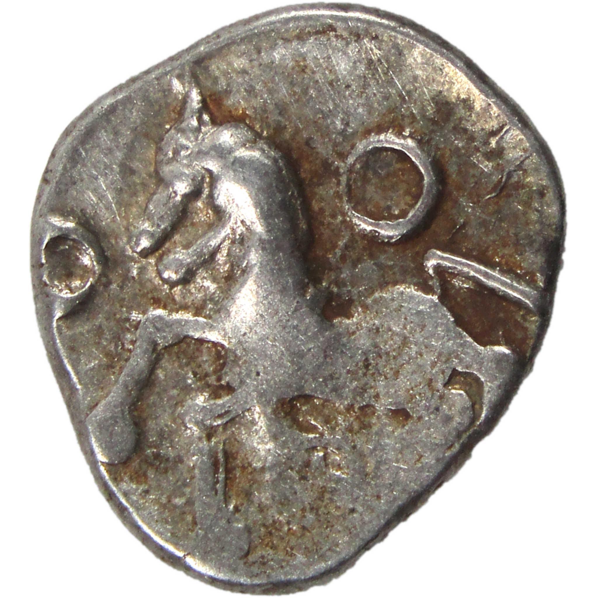 100-50 BC Sequani Quinarius VF Silver Ancient Gaulish Coin SKU:I5956