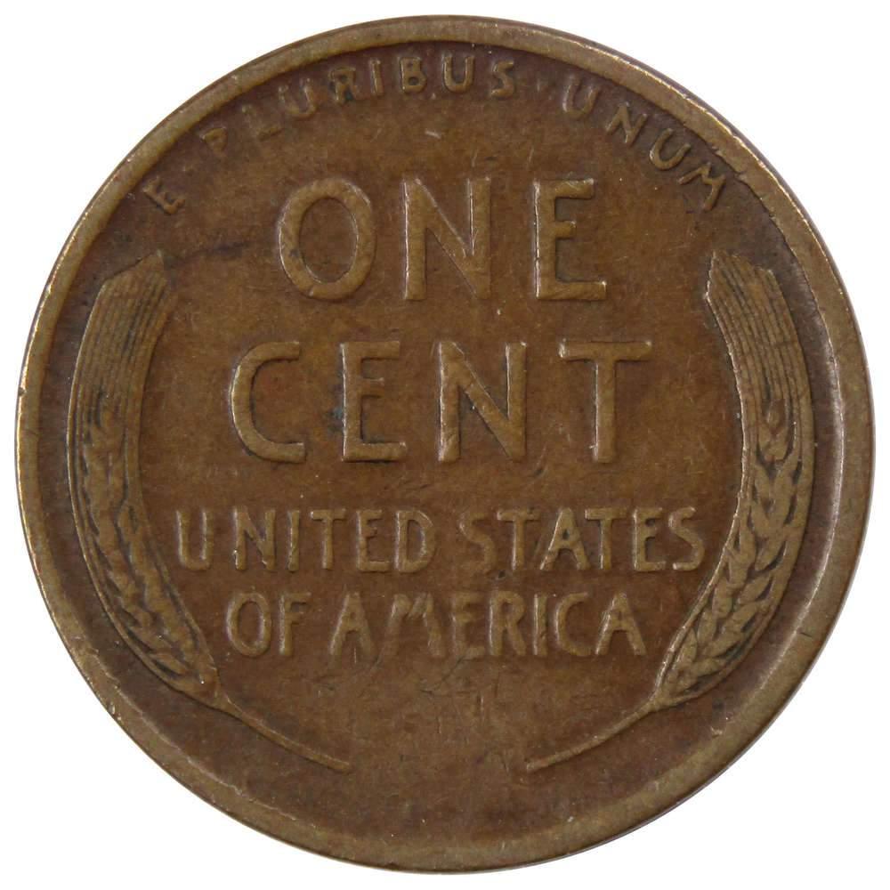 1929 D Lincoln Wheat Cent F Fine Bronze Penny 1c Coin Collectible