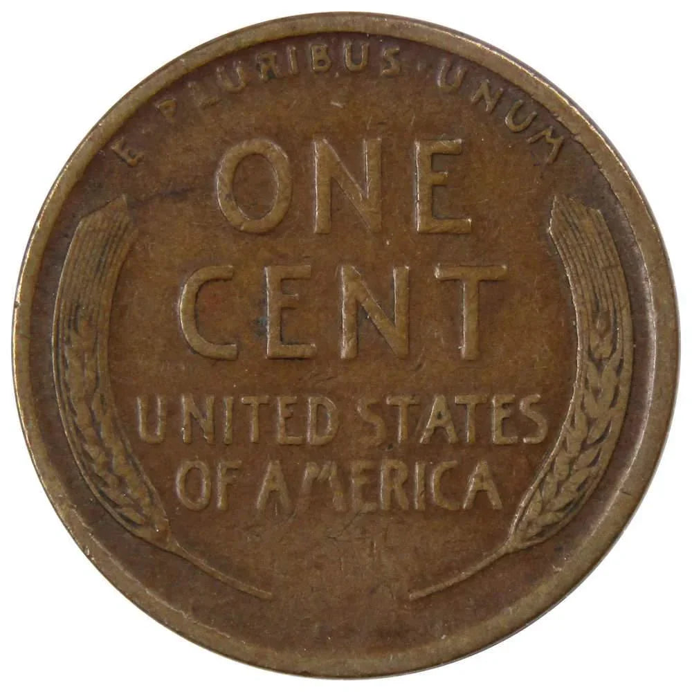 1929 D Lincoln Wheat Cent F Fine Bronze Penny 1c Coin Collectible