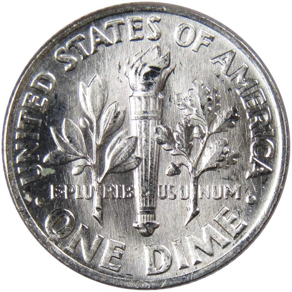 1961 Roosevelt Dime BU Uncirculated Mint State 90% Silver 10c US Coin