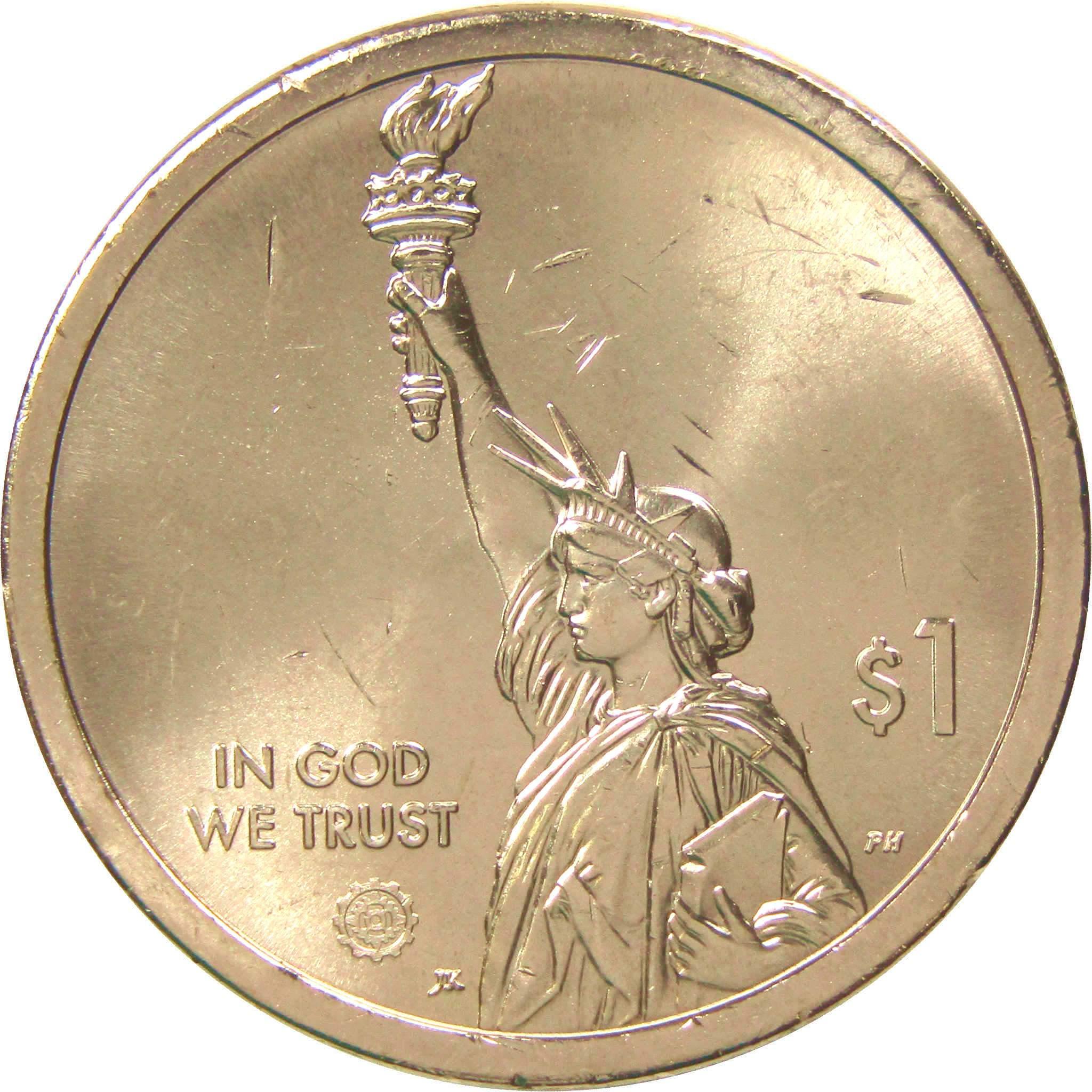 2019 P New Jersey American Innovation Dollar BU Uncirculated Mint State $1 Coin