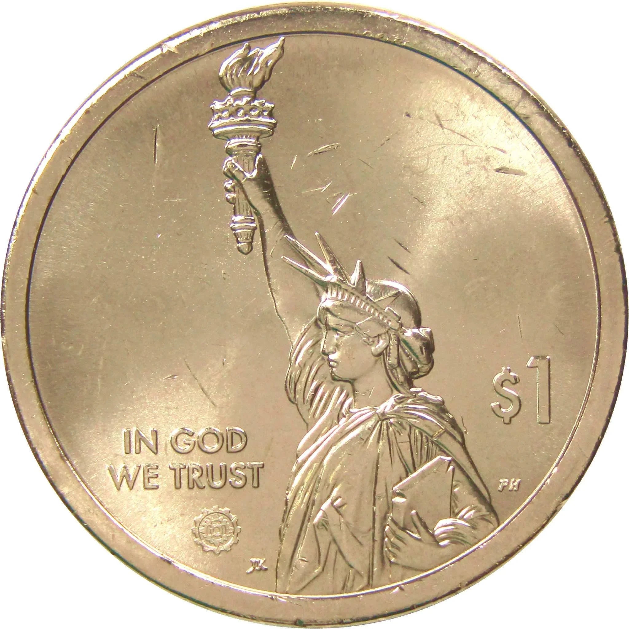 2019 P New Jersey American Innovation Dollar BU Uncirculated Mint State $1 Coin