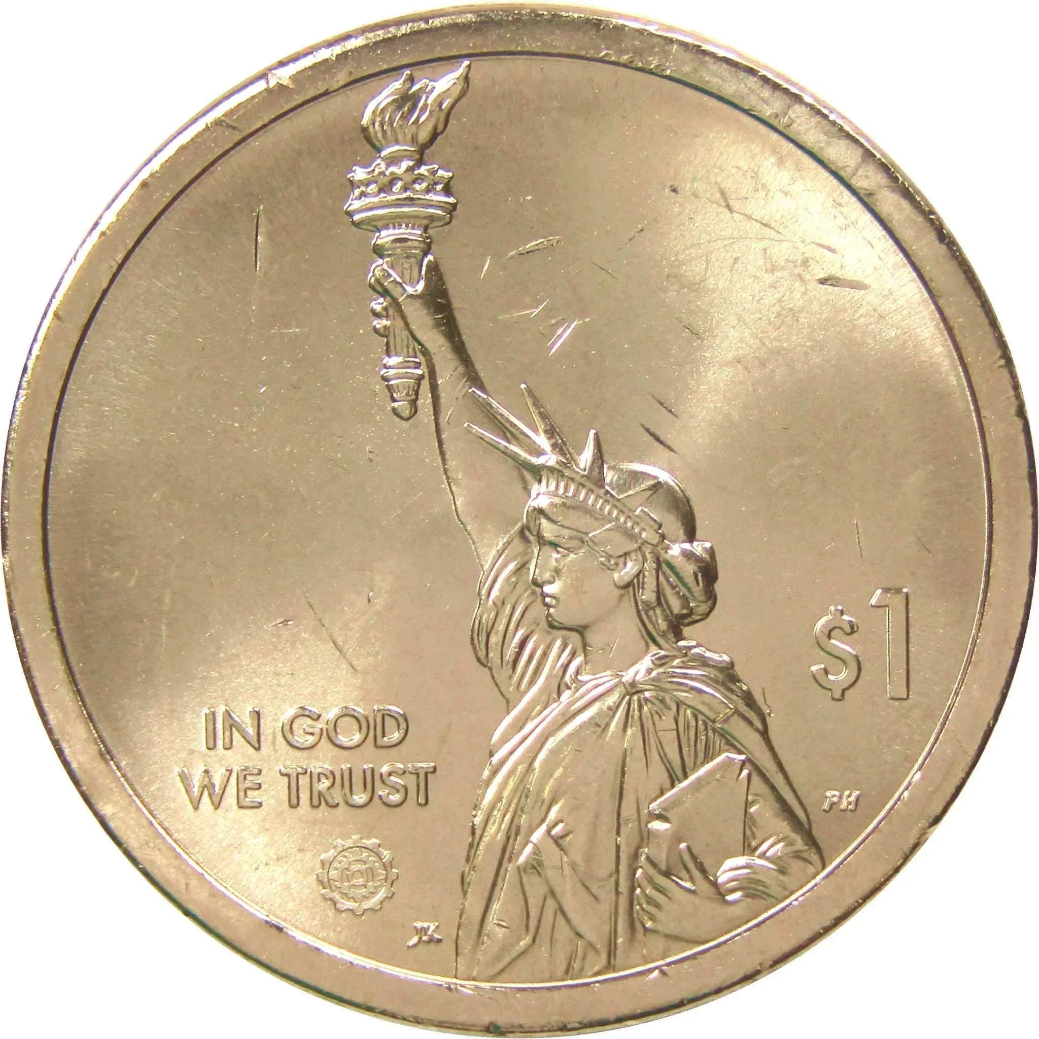 2019 P New Jersey American Innovation Dollar BU Uncirculated Mint State $1 Coin