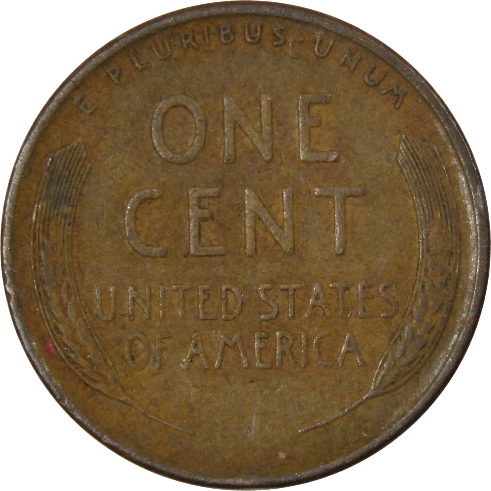 1942 D Lincoln Wheat Cent AG About Good Bronze Penny 1c Coin Collectible