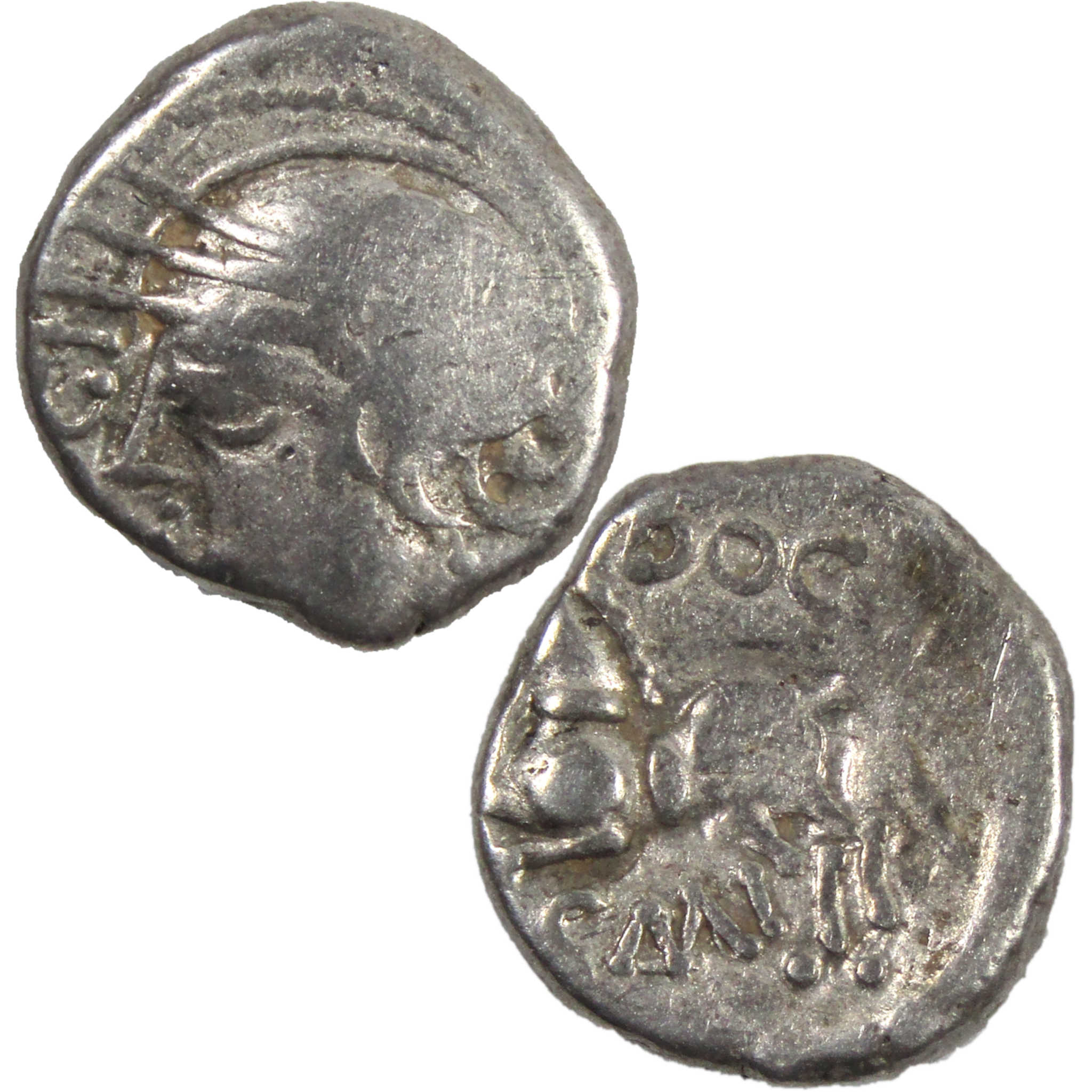 100-50 BC Sequani Quinarius F Silver Ancient Gaulish Coin SKU:I5955