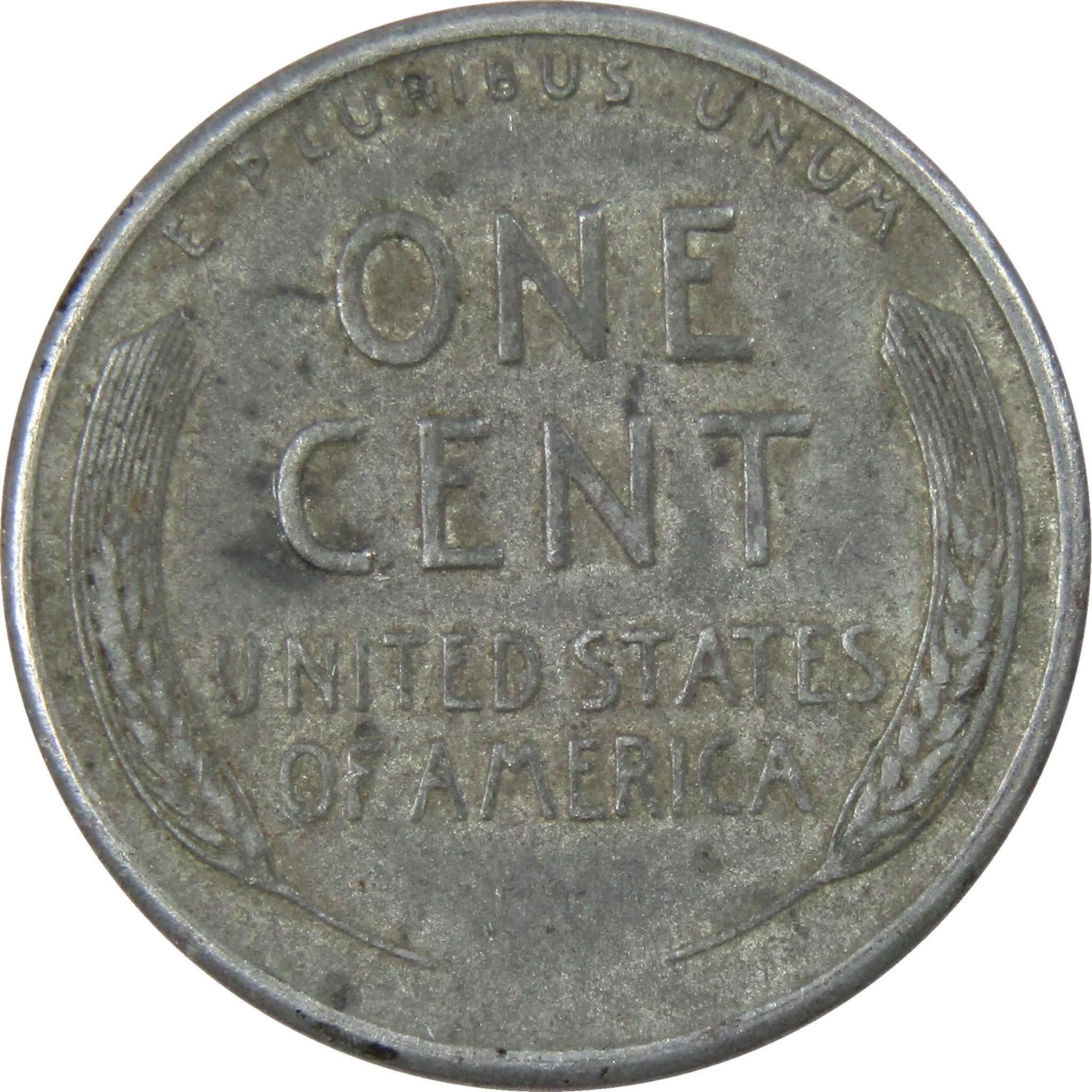 1943 D Lincoln Wheat Cent AG About Good Steel Penny 1c Coin Collectible