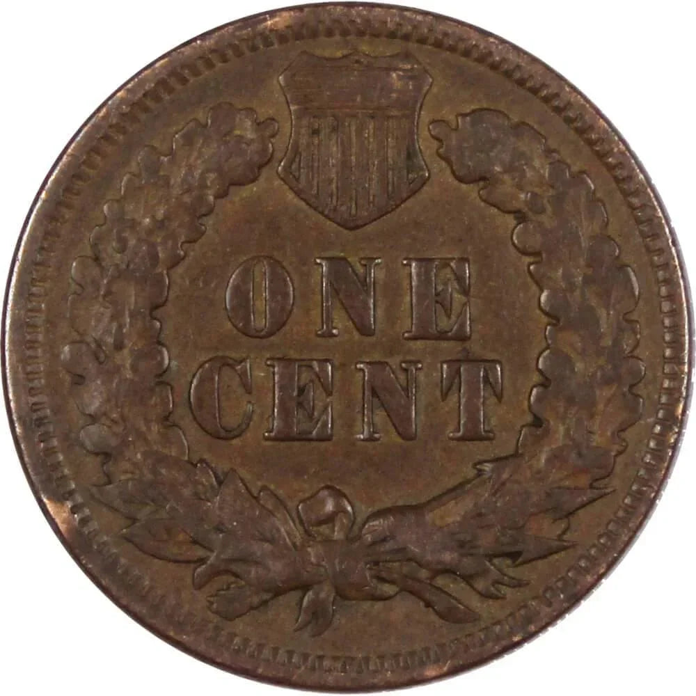 1900 Indian Head Cent F Fine Bronze Penny 1c Coin Collectible
