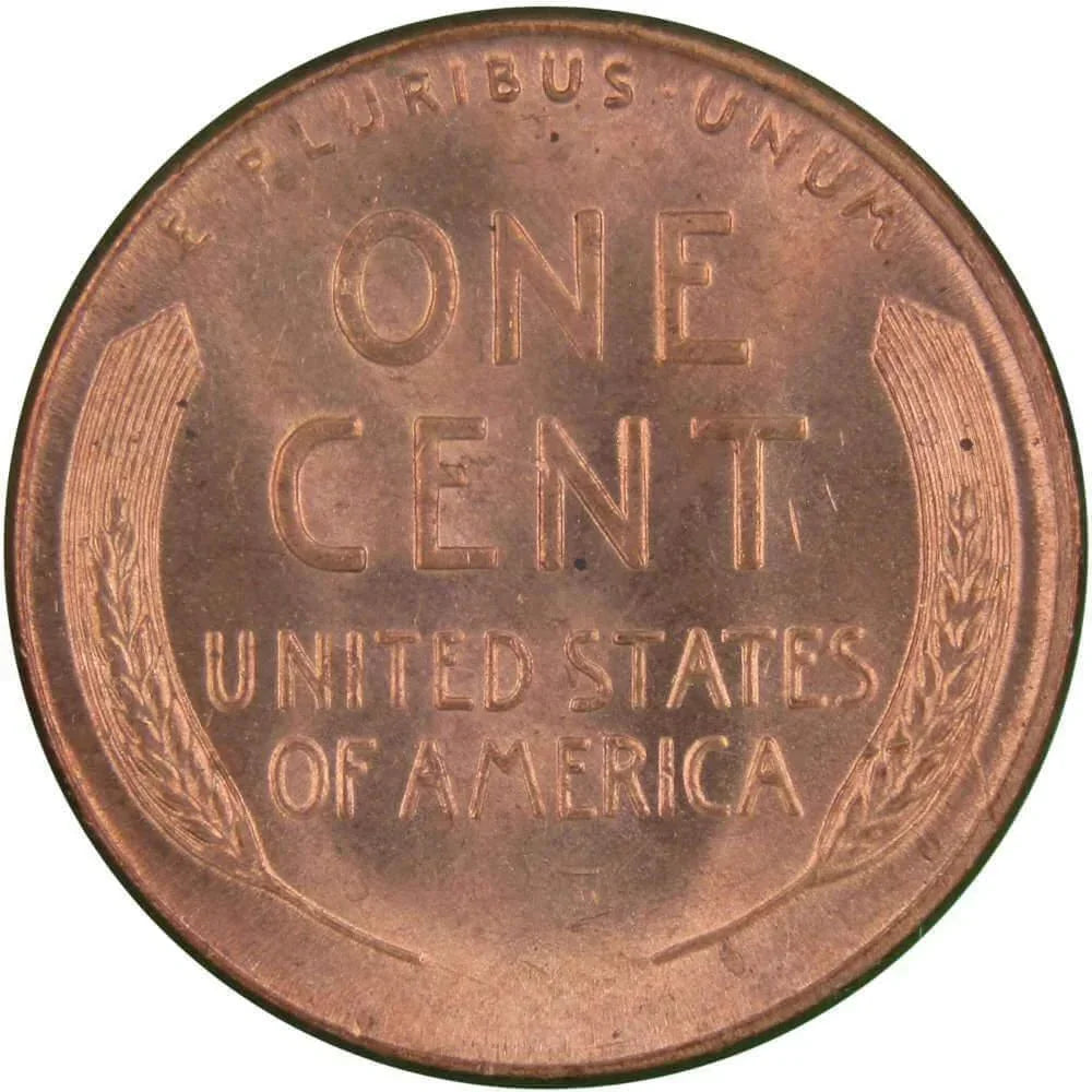 1945 D Lincoln Wheat Cent BU Uncirculated Mint State Bronze Penny 1c Coin