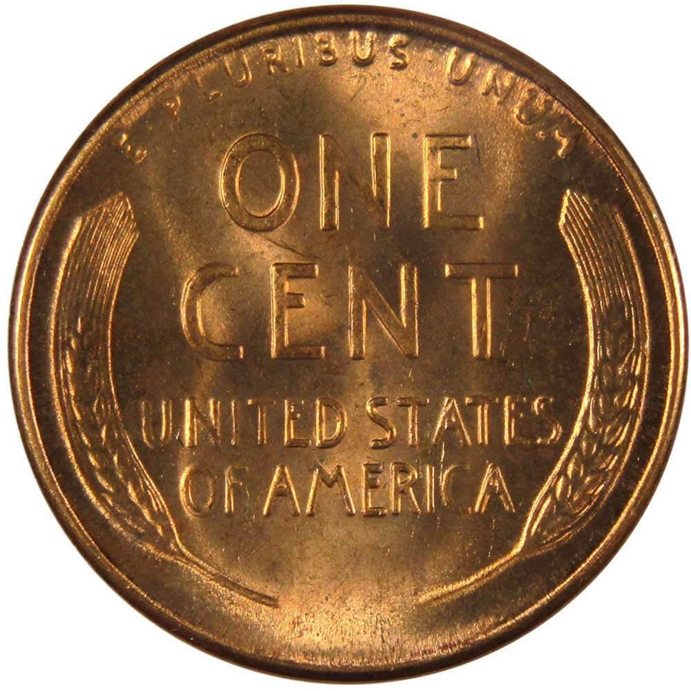 1946 D Lincoln Wheat Cent BU Uncirculated Mint State Bronze Penny 1c Coin