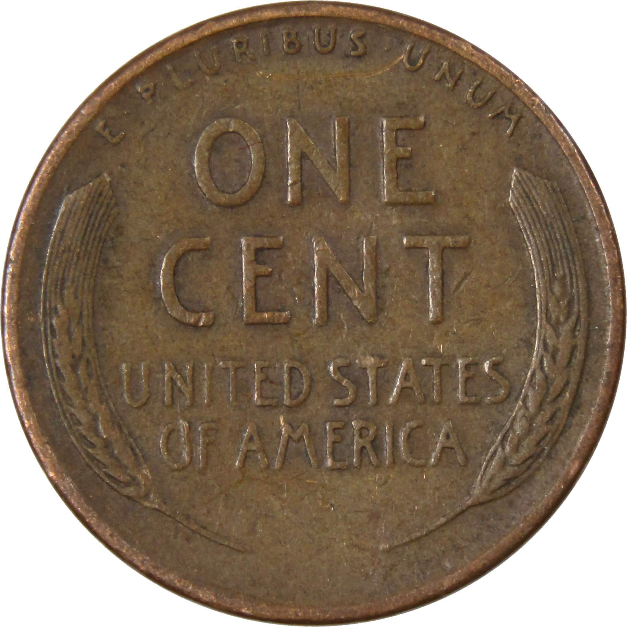 1949 S Lincoln Wheat Cent AG About Good Bronze Penny 1c Coin Collectible