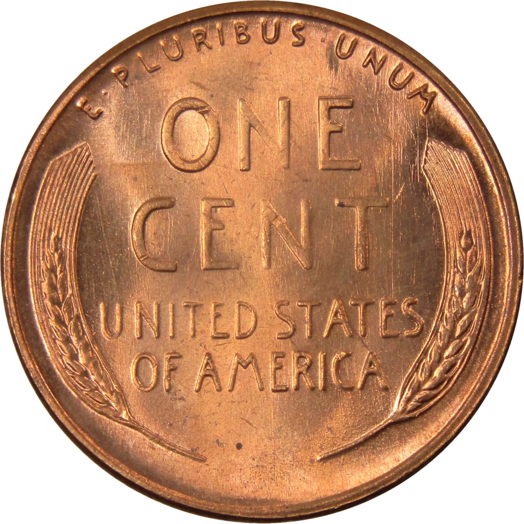 1958 Lincoln Wheat Cent BU Uncirculated Mint State Bronze Penny 1c Coin