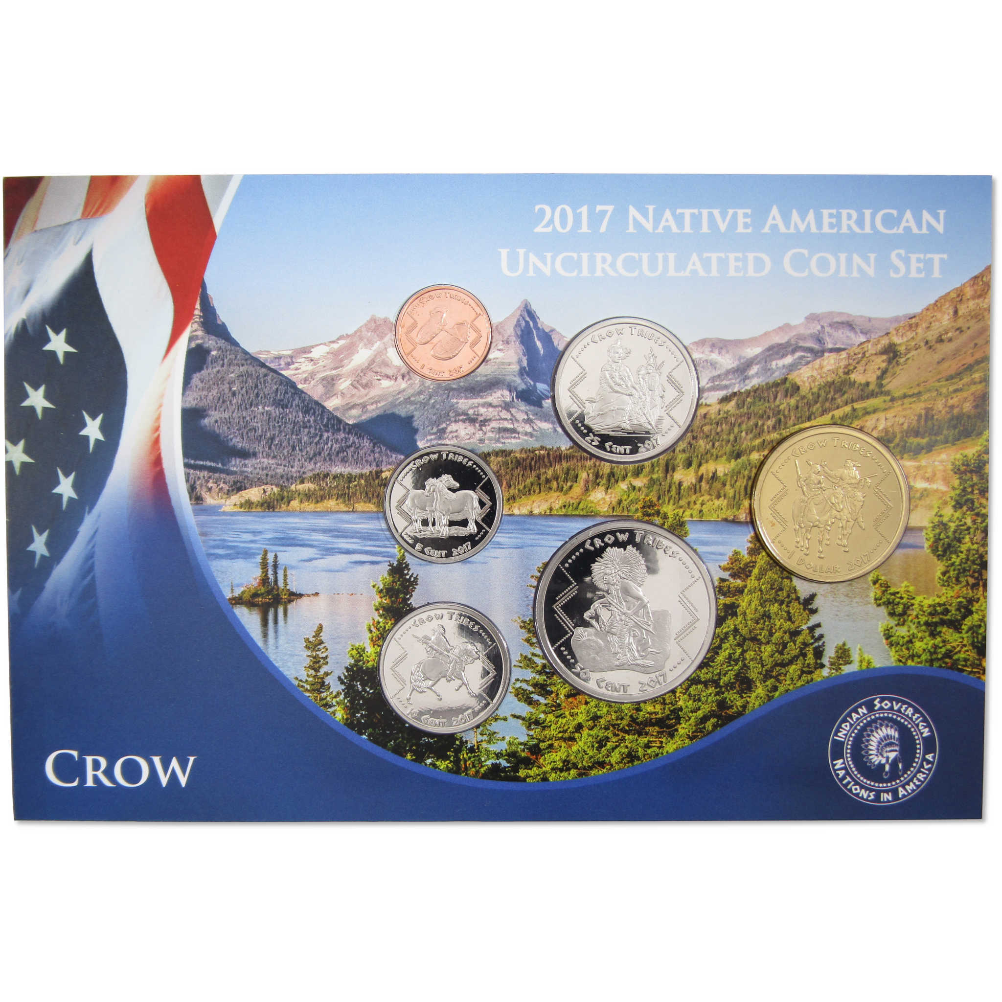 2017 Jamul Native American Crow Sovereign Nation Uncirculated Coin Set