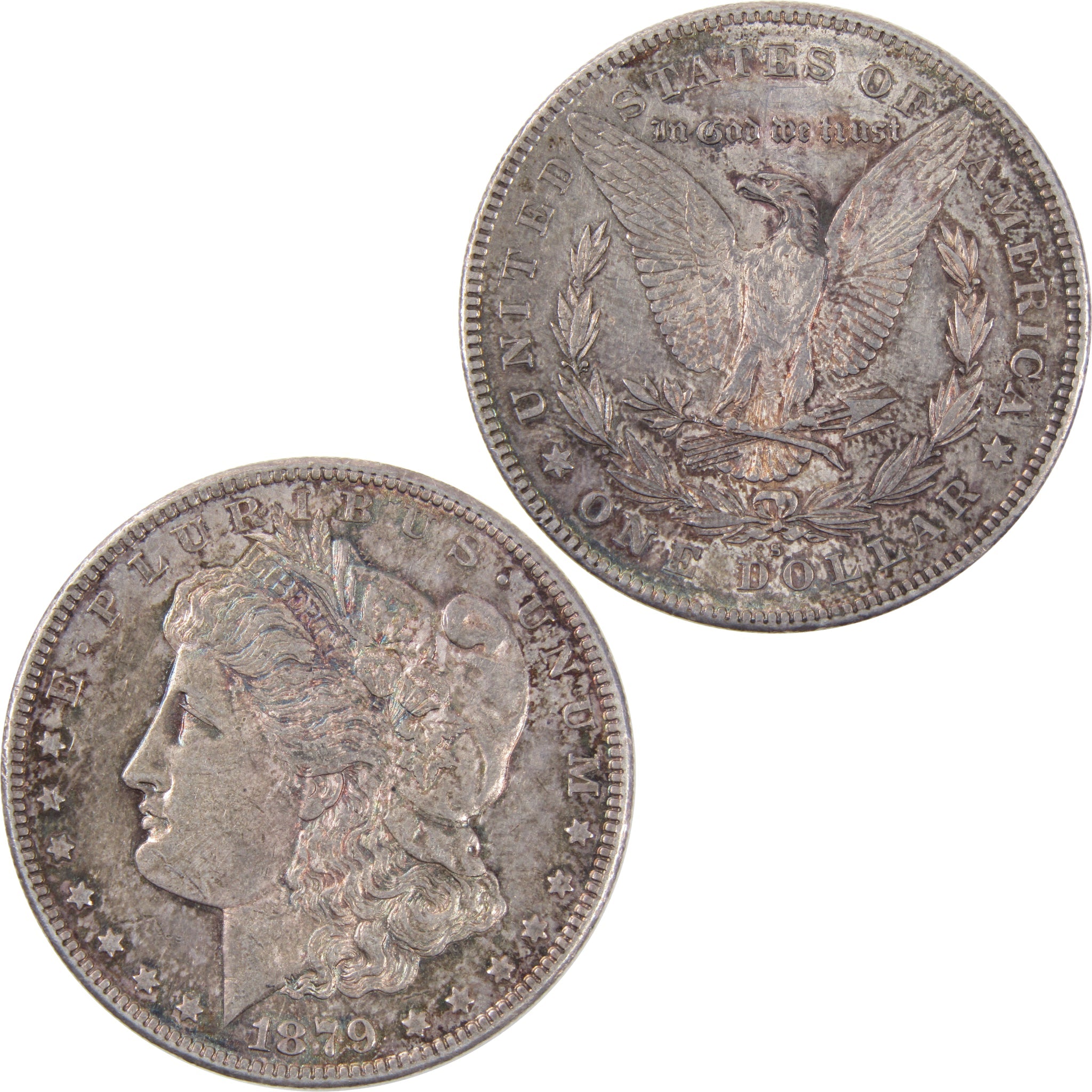 1879 S Rev 78 Morgan Dollar CH AU Choice About Uncirculated SKU:I2494 - Morgan coin - Morgan silver dollar - Morgan silver dollar for sale - Profile Coins & Collectibles