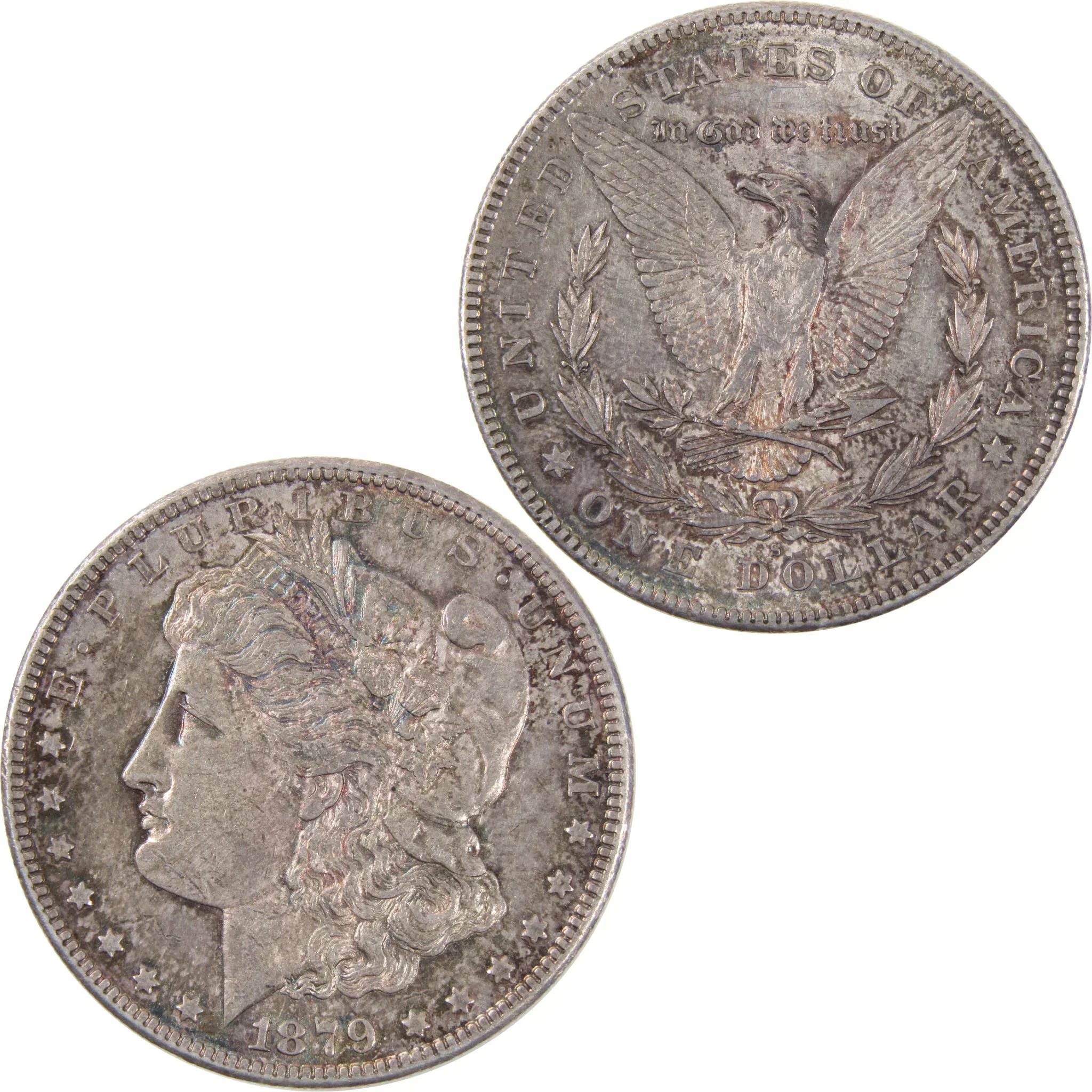 1879 S Rev 78 Morgan Dollar CH AU Choice About Uncirculated SKU:I2494 - Morgan coin - Morgan silver dollar - Morgan silver dollar for sale - Profile Coins & Collectibles