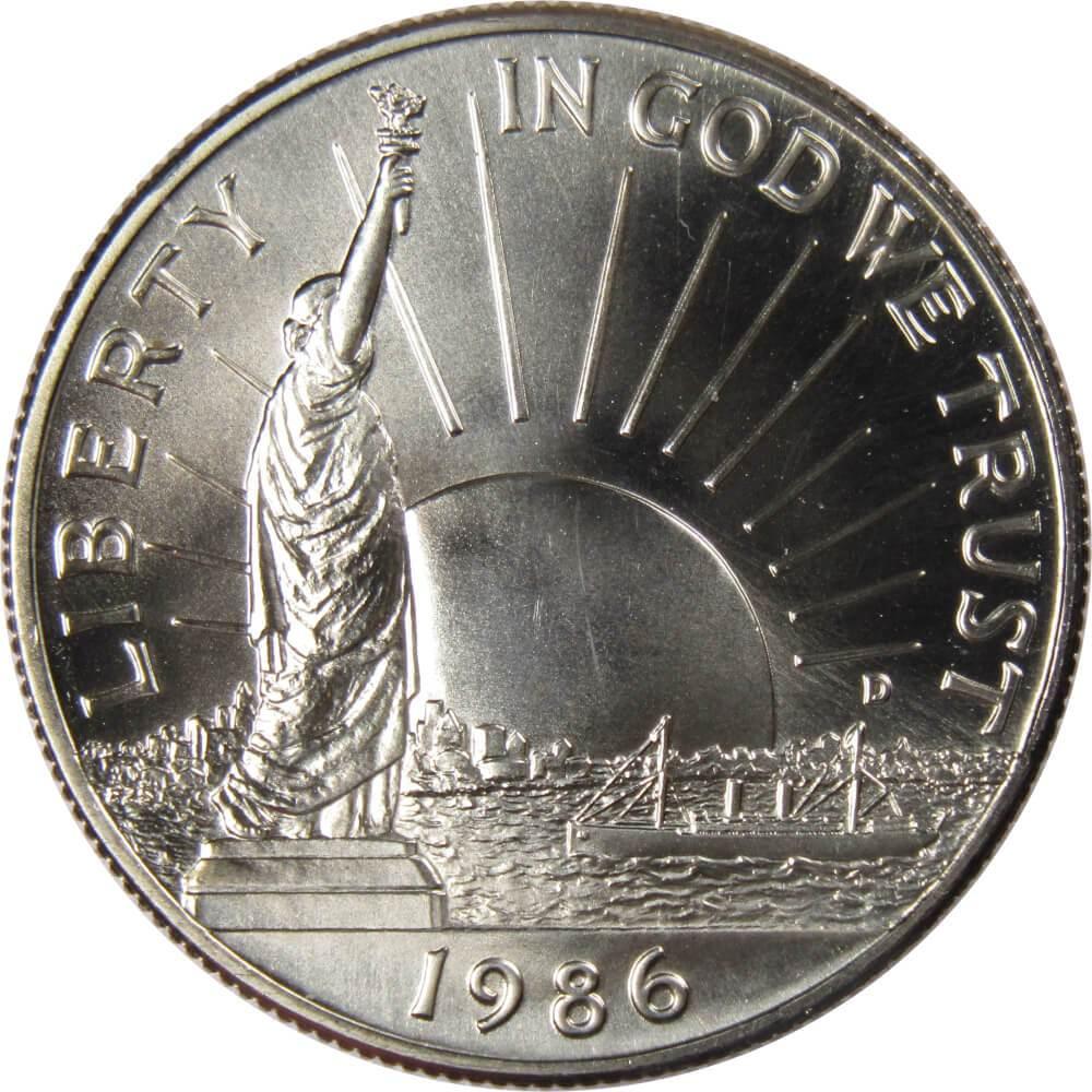 Statue of Liberty Commemorative 1986 D Clad Half Dollar BU Uncirculated 50c Coin
