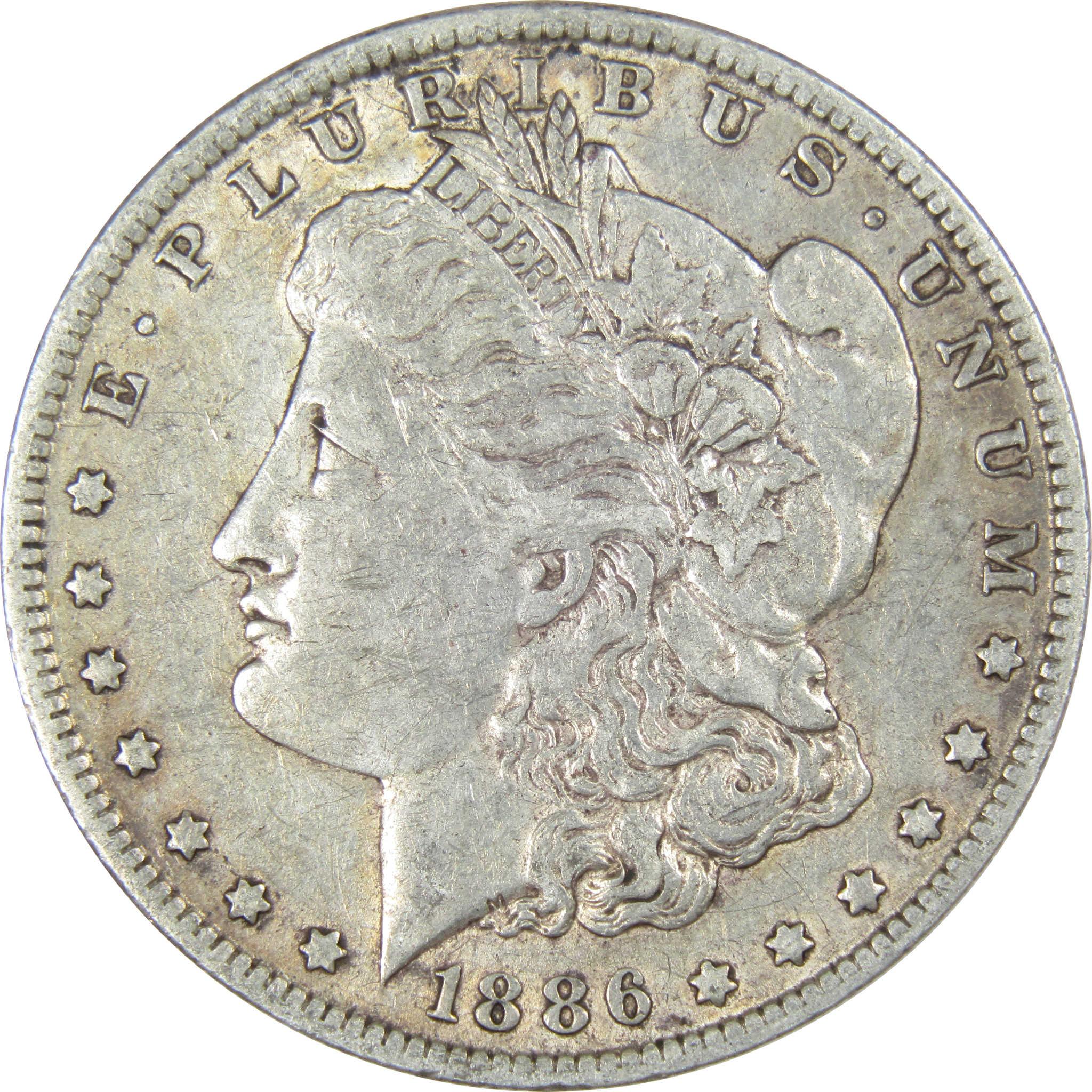 1886 O Morgan Dollar XF EF Extremely Fine 90% Silver $1 US Coin Collectible - Morgan coin - Morgan silver dollar - Morgan silver dollar for sale - Profile Coins & Collectibles