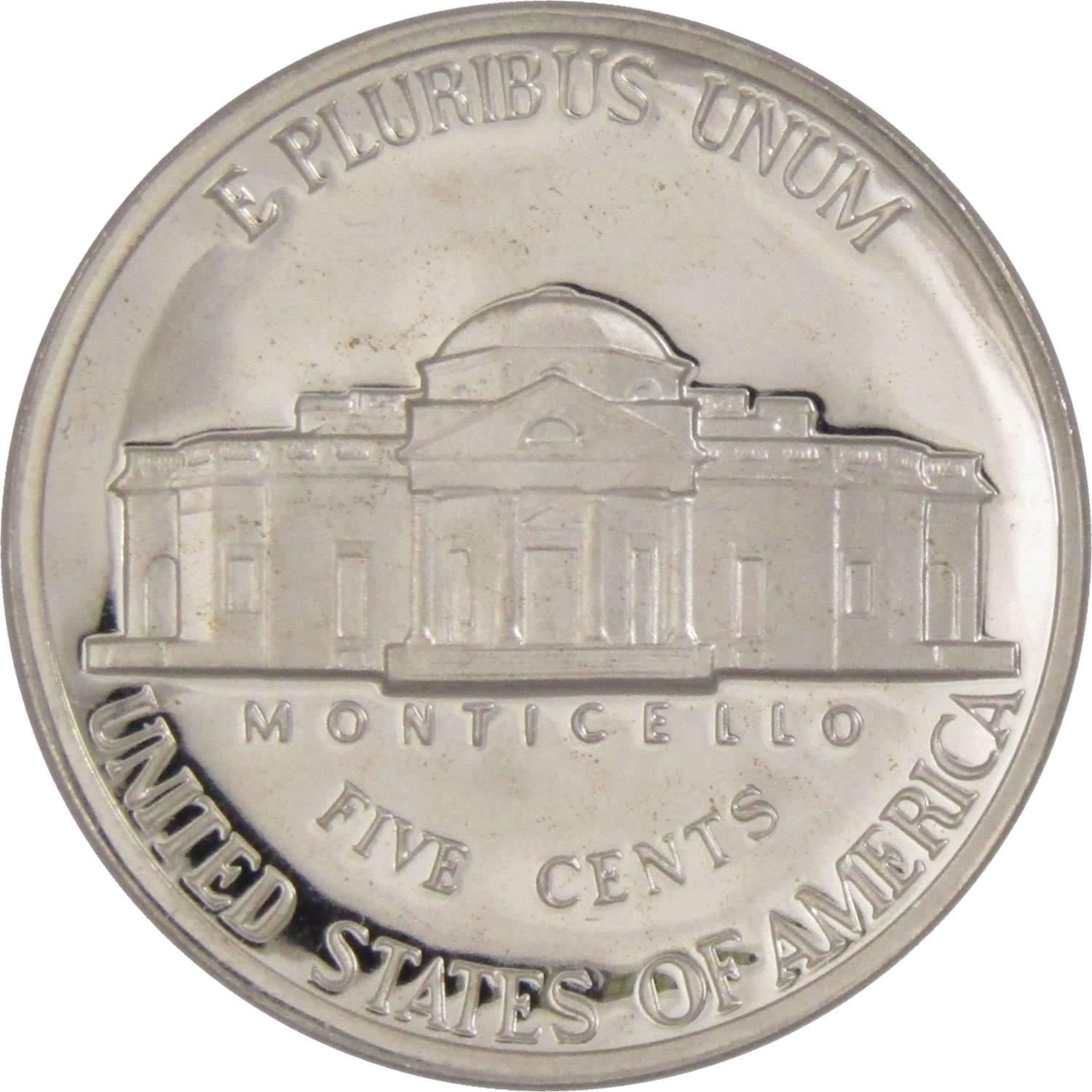 1988 S Jefferson Nickel 5 Cent Piece Choice Proof 5c US Coin Collectible