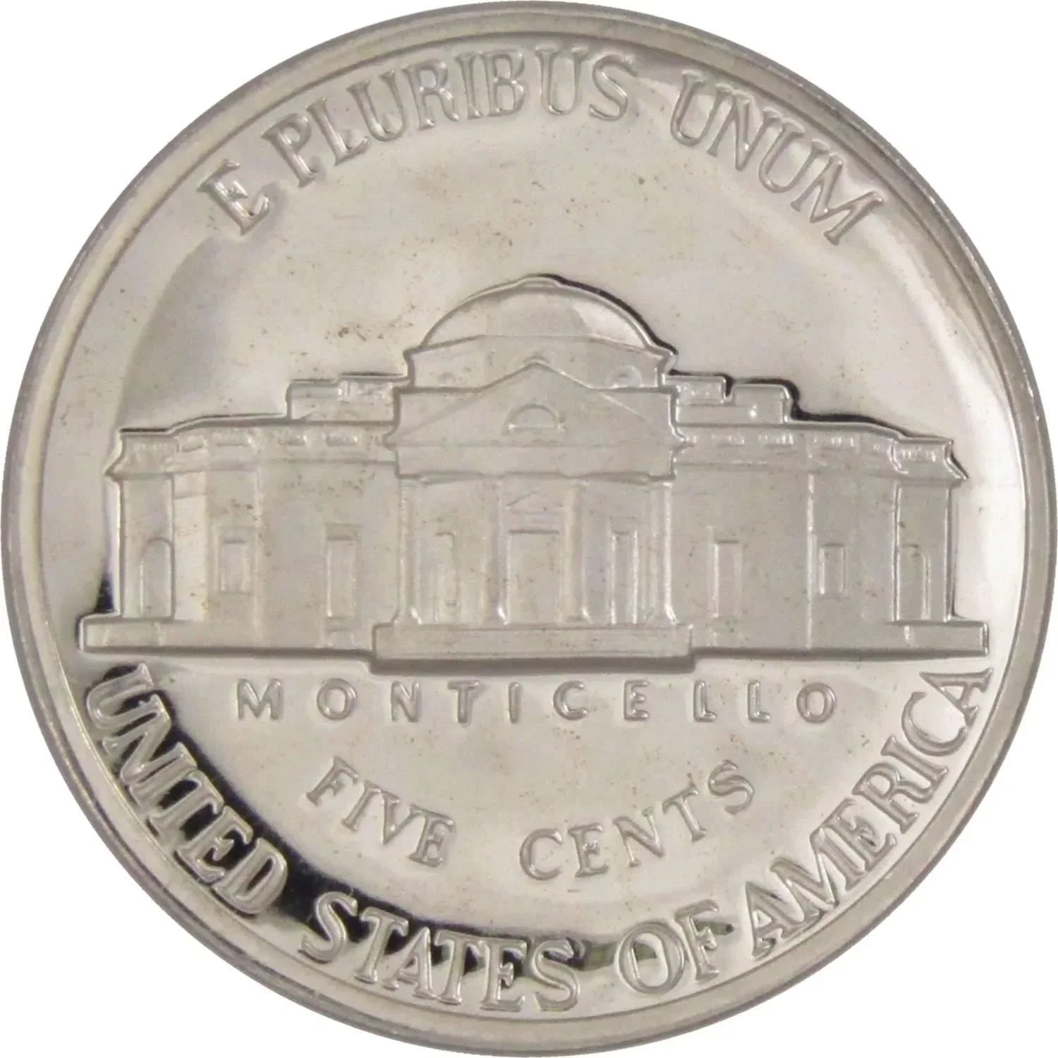 1988 S Jefferson Nickel 5 Cent Piece Choice Proof 5c US Coin Collectible