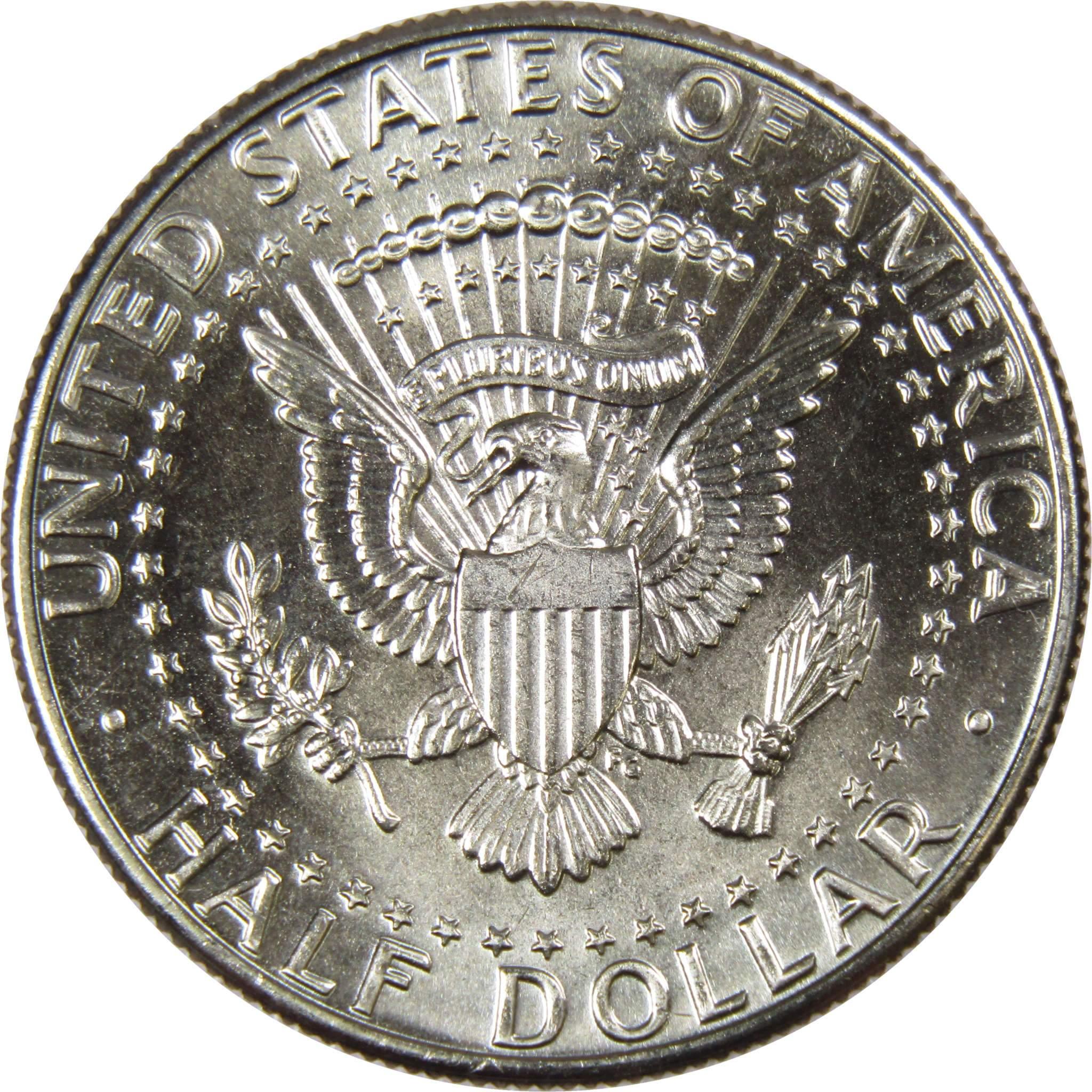 1988 D Kennedy Half Dollar BU Uncirculated Mint State 50c US Coin Collectible