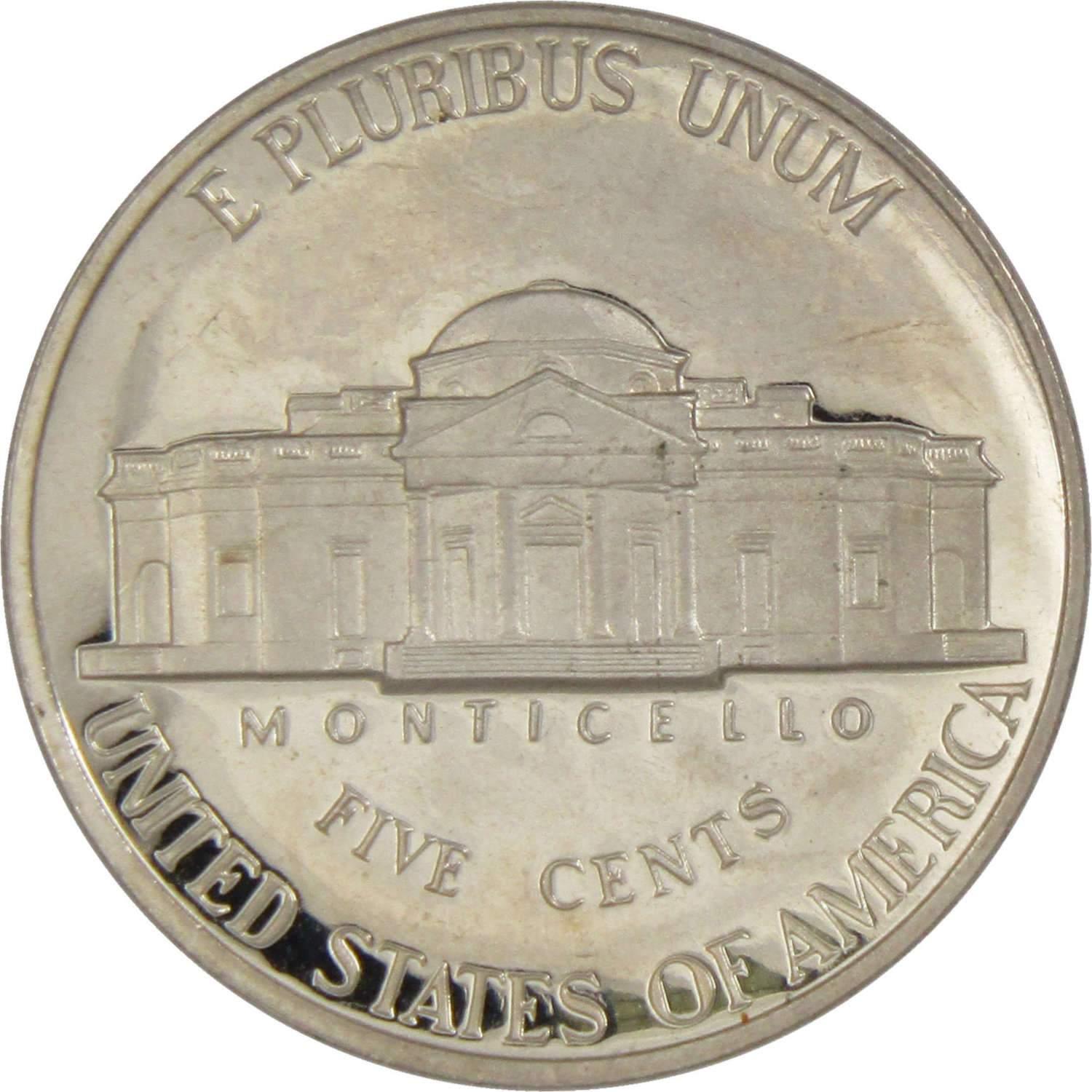 1989 S Jefferson Nickel 5 Cent Piece Choice Proof 5c US Coin Collectible