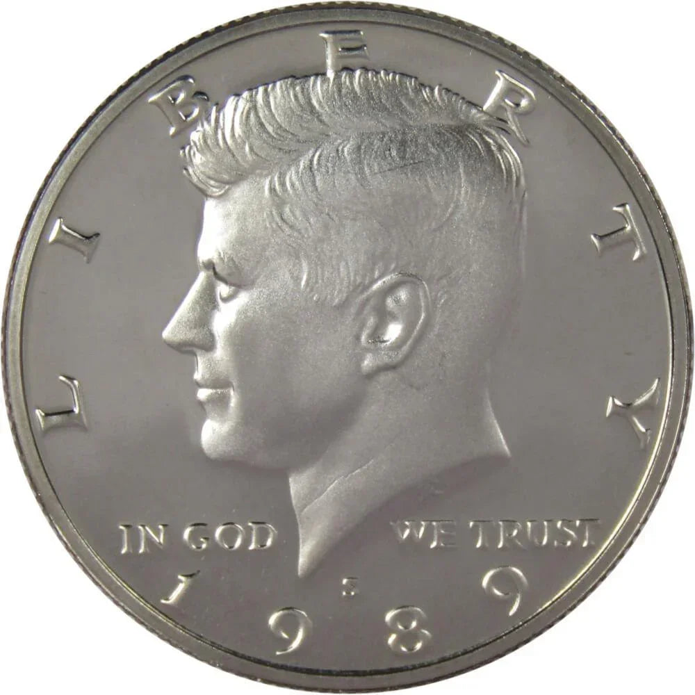 1989 S Kennedy Half Dollar Choice Proof 50c US Coin Collectible