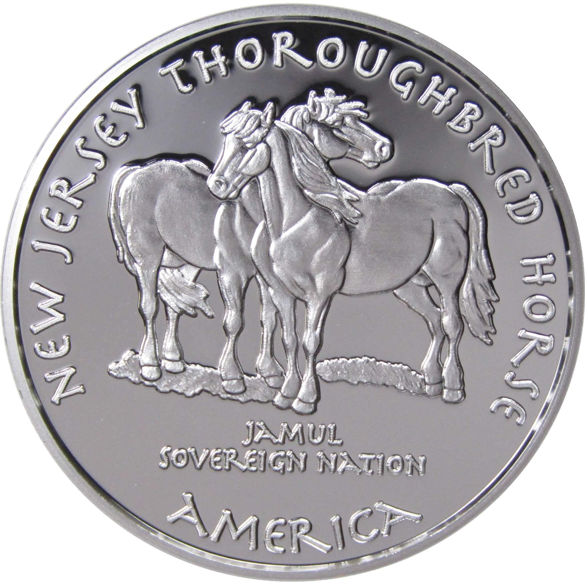 2018 Native American Jamul Lenape Horse 1 oz .999 Fine Silver $1 Proof Coin