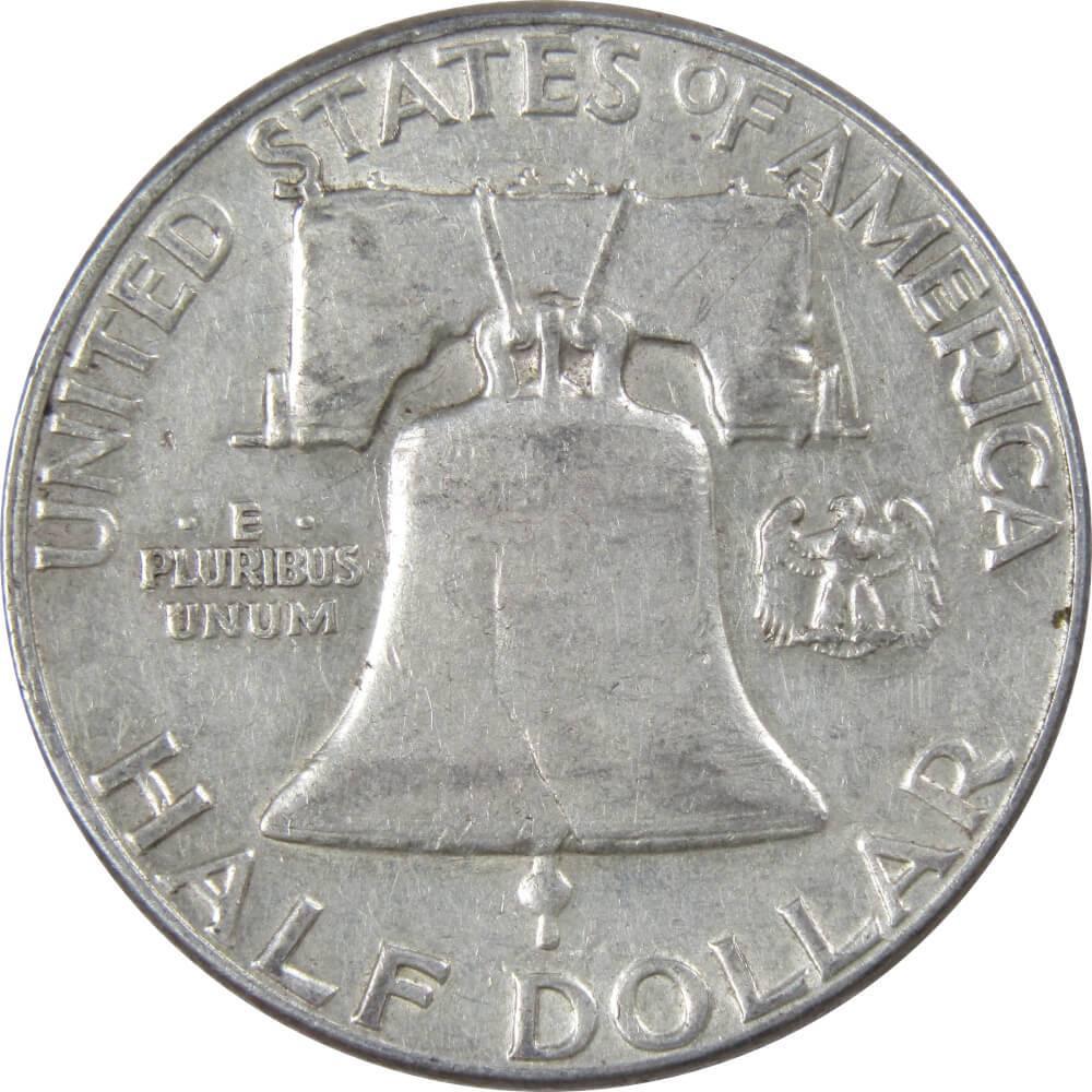 1963 Franklin Half Dollar VF Very Fine 90% Silver 50c US Coin Collectible