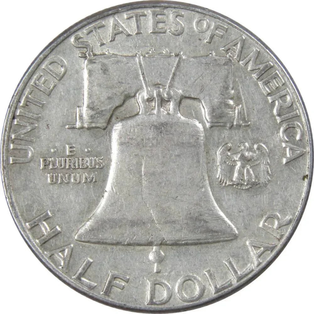 1963 Franklin Half Dollar VF Very Fine 90% Silver 50c US Coin Collectible