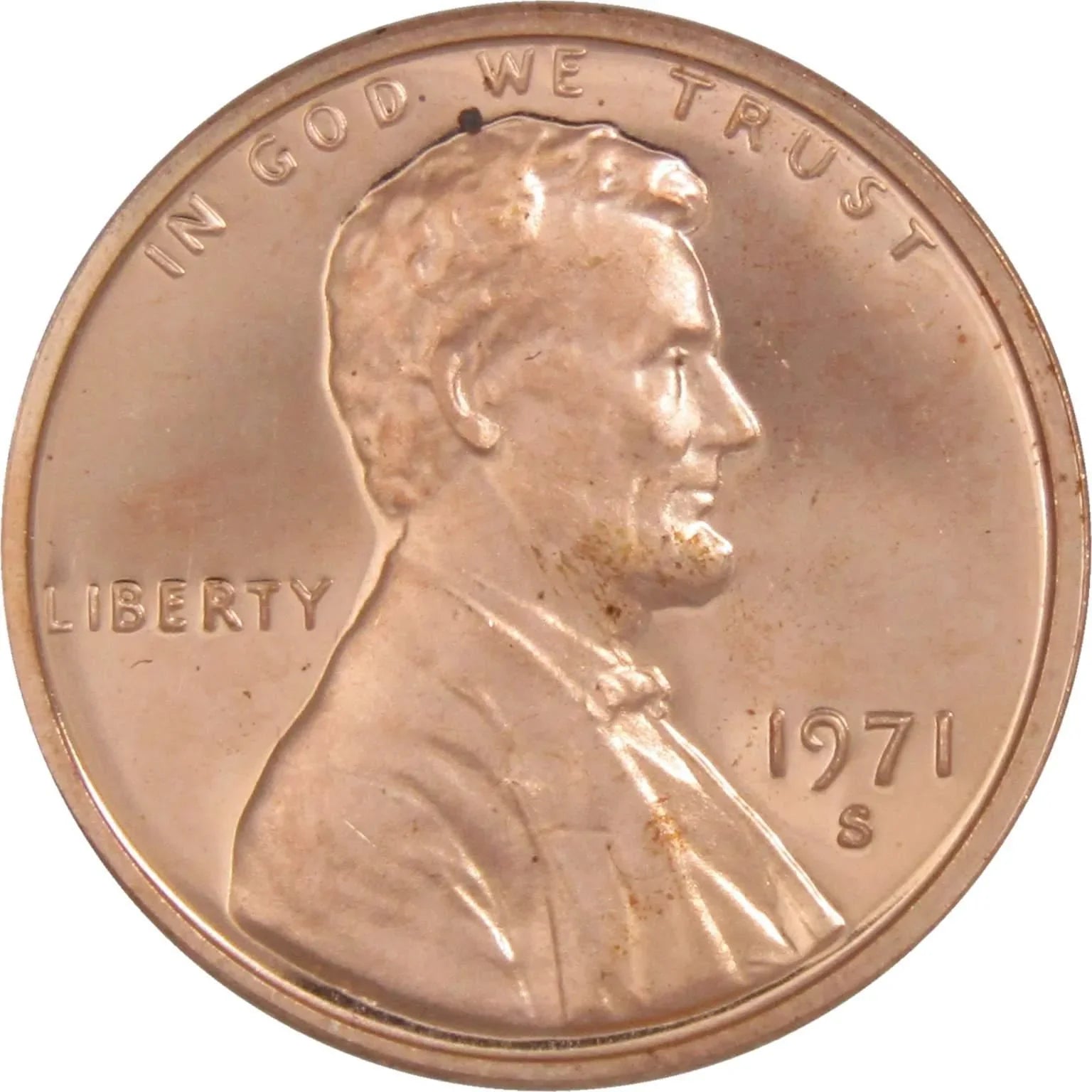1971 S Lincoln Memorial Cent Choice Proof Penny 1c Coin Collectible
