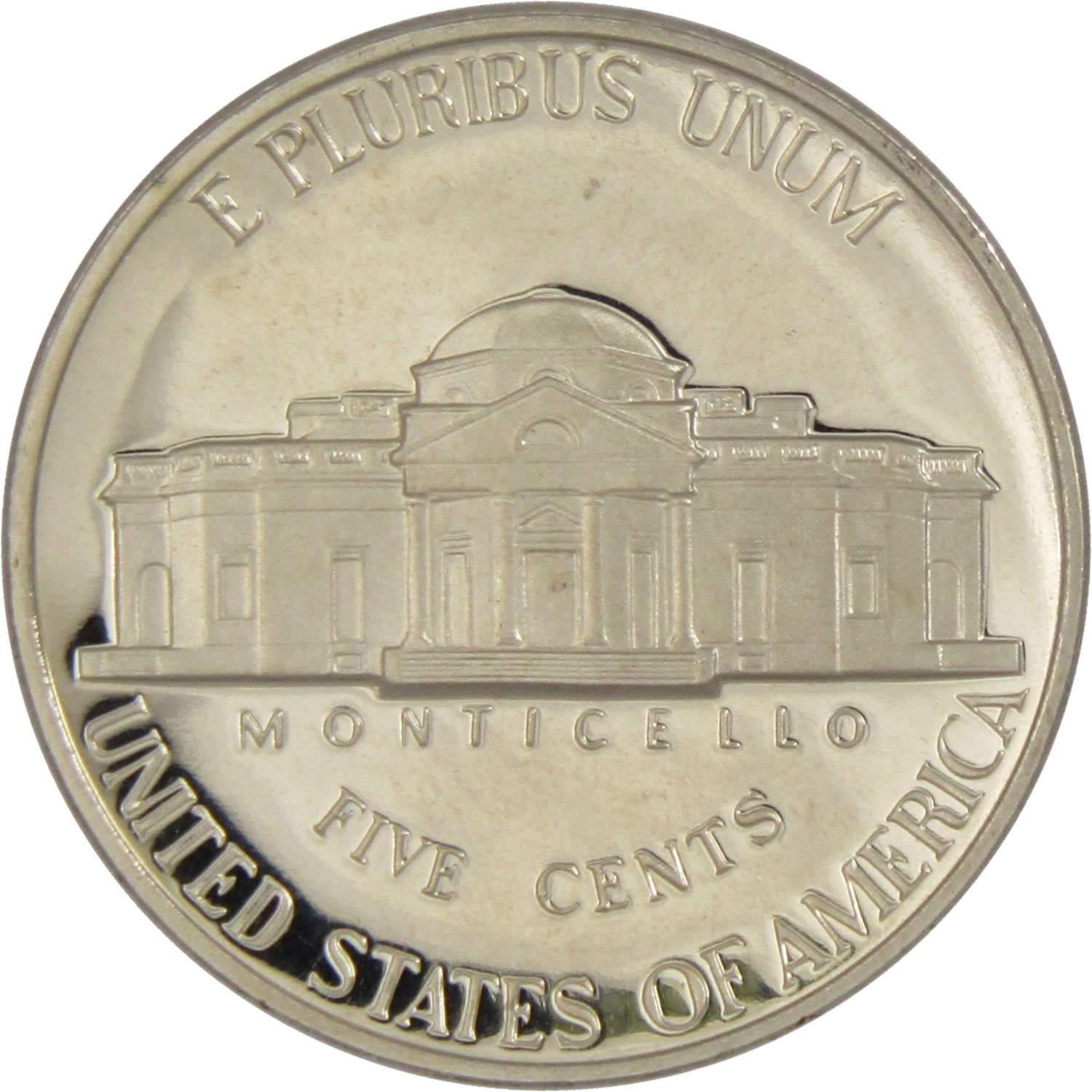 1990 S Jefferson Nickel 5 Cent Piece Choice Proof 5c US Coin Collectible