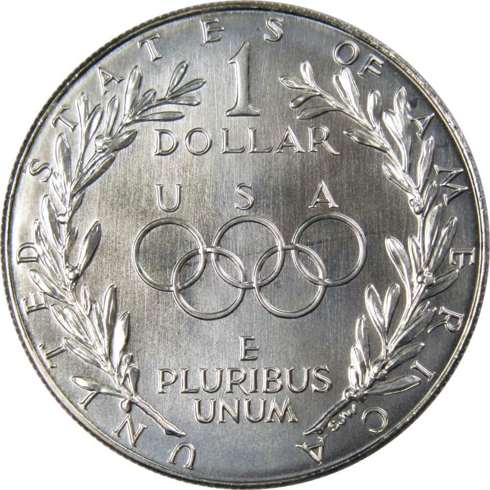 Seoul Olympiad Commemorative 1988 D 90% Silver Dollar BU Uncirculated $1 Coin
