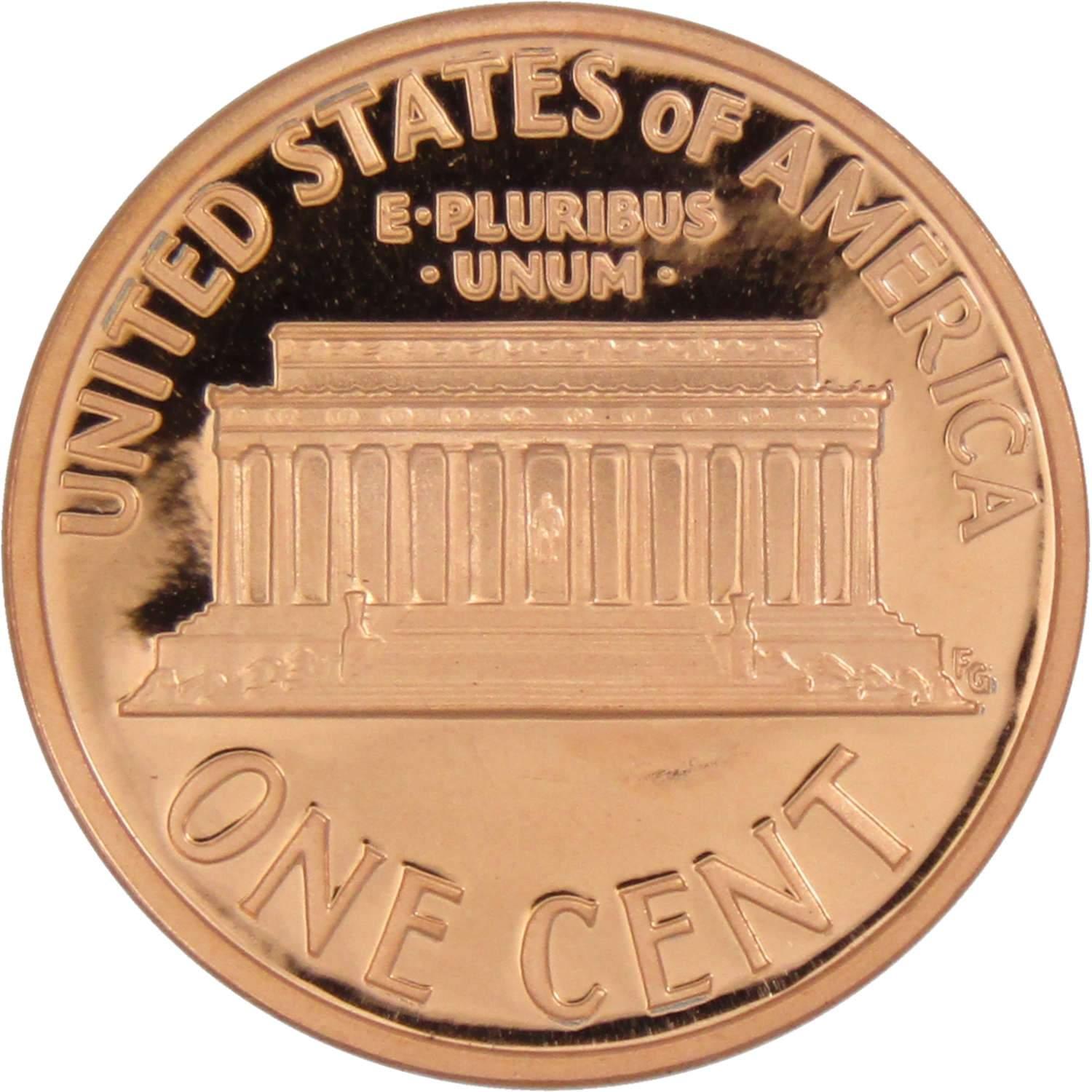 1991 S Lincoln Memorial Cent Choice Proof Penny 1c Coin Collectible