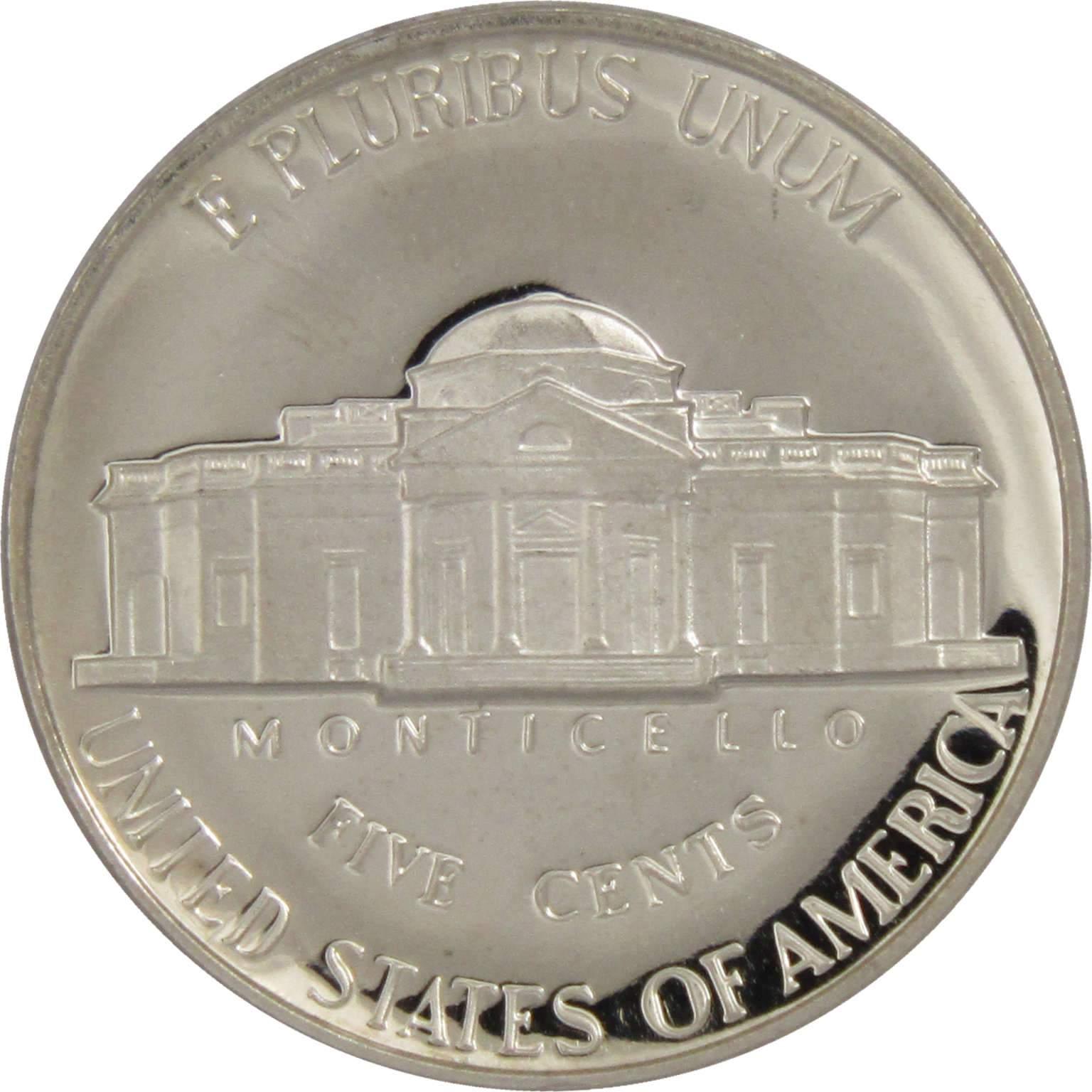 1991 S Jefferson Nickel 5 Cent Piece Choice Proof 5c US Coin Collectible