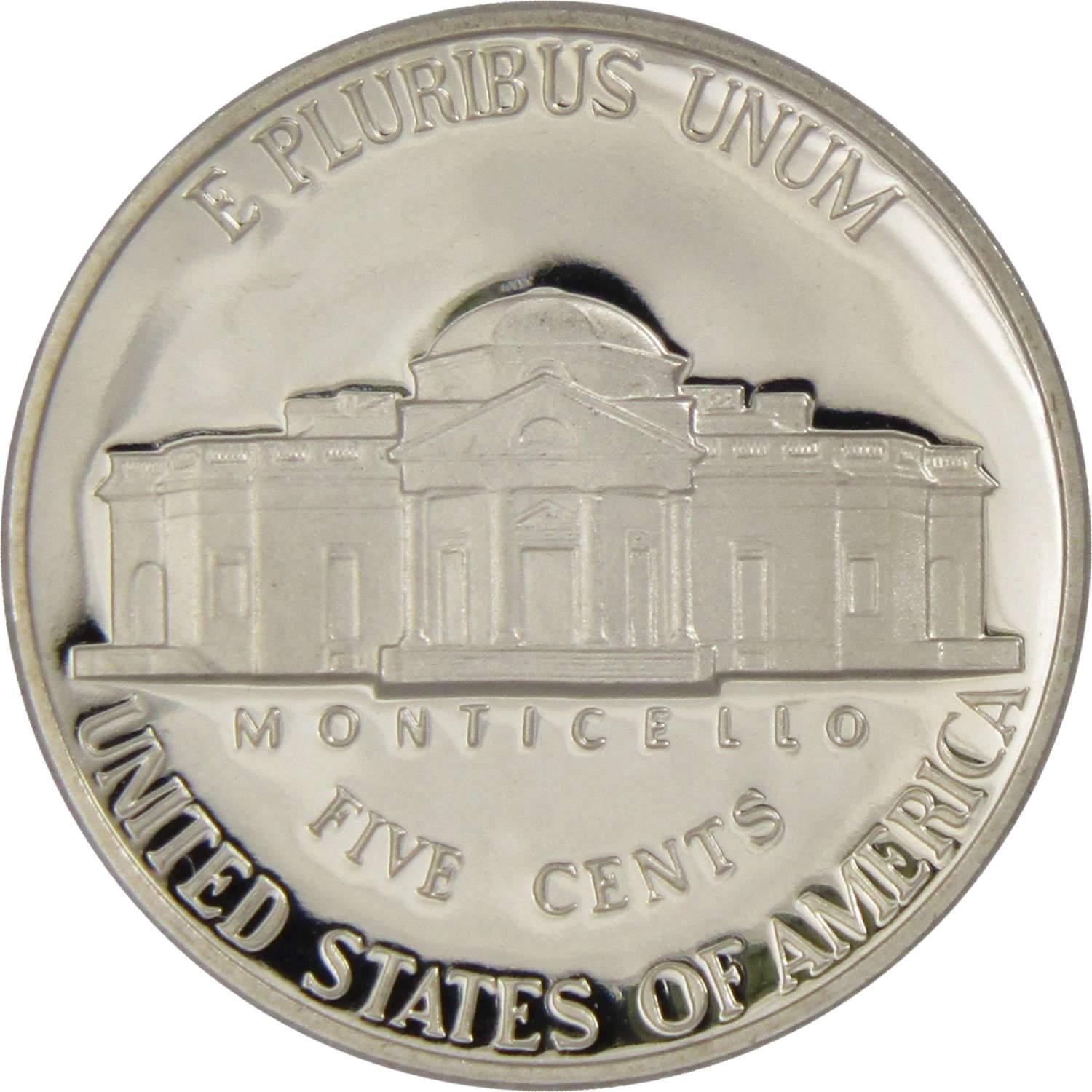 1992 S Jefferson Nickel 5 Cent Piece Choice Proof 5c US Coin Collectible