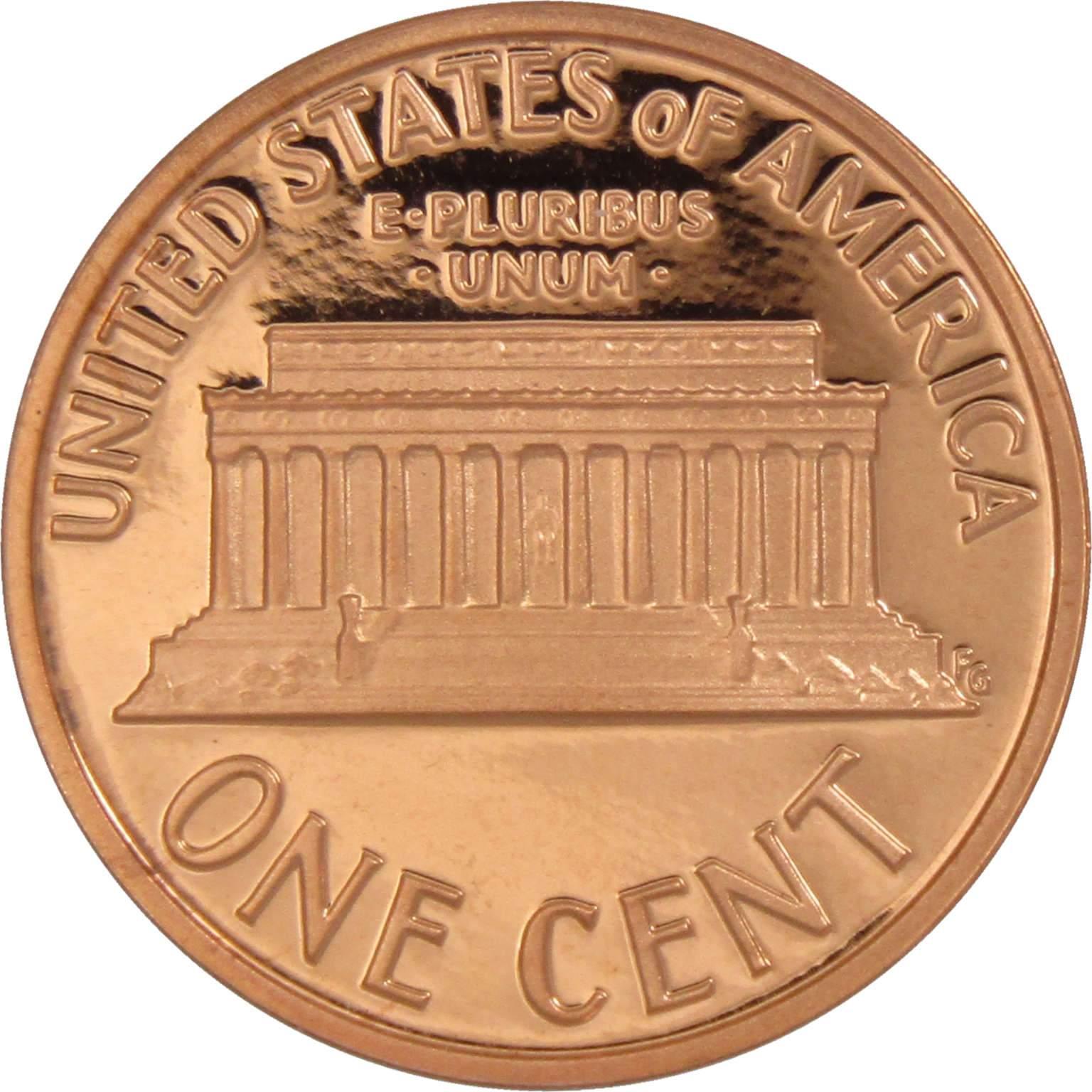 1992 S Lincoln Memorial Cent Choice Proof Penny 1c Coin Collectible