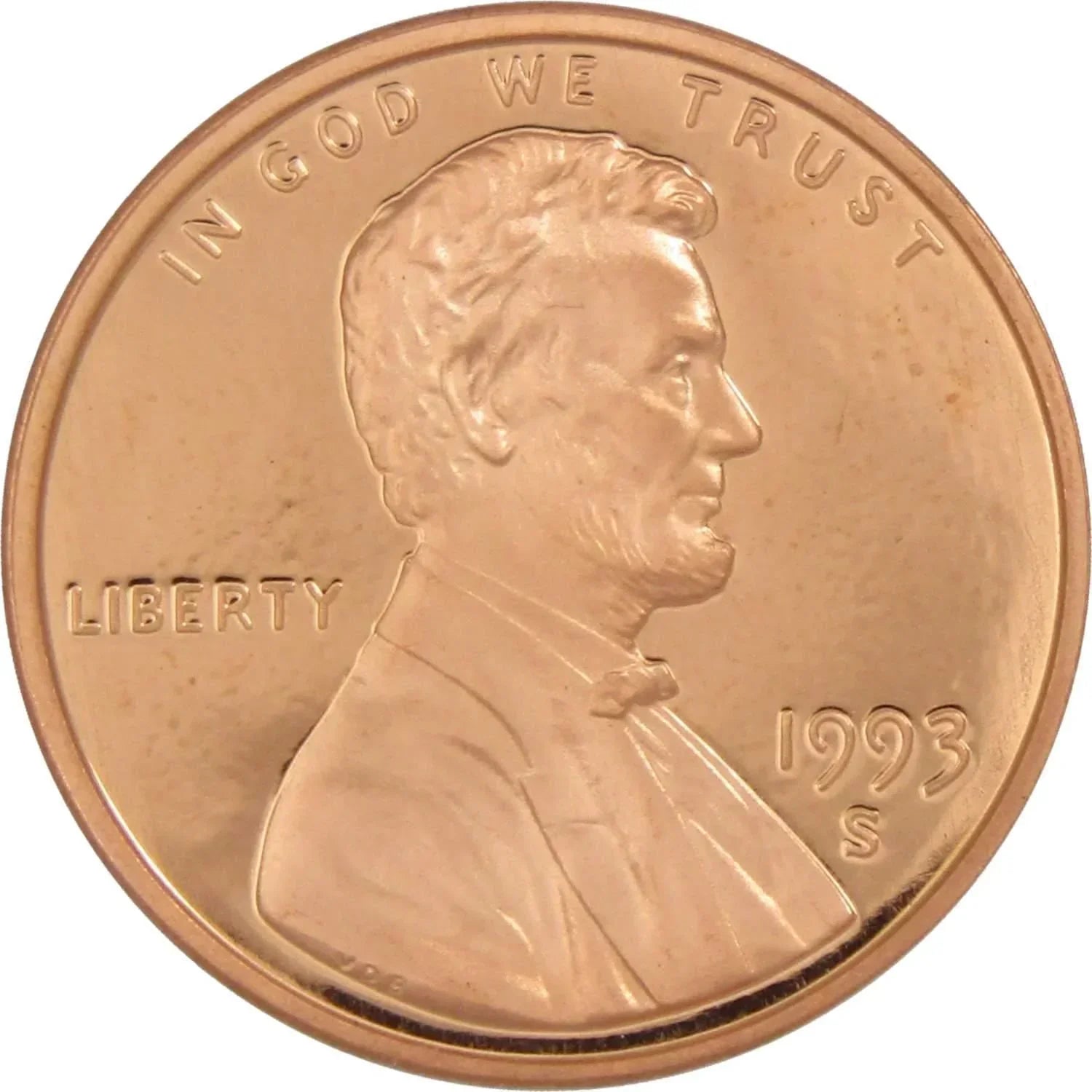 1993 S Lincoln Memorial Cent Choice Proof Penny 1c Coin Collectible