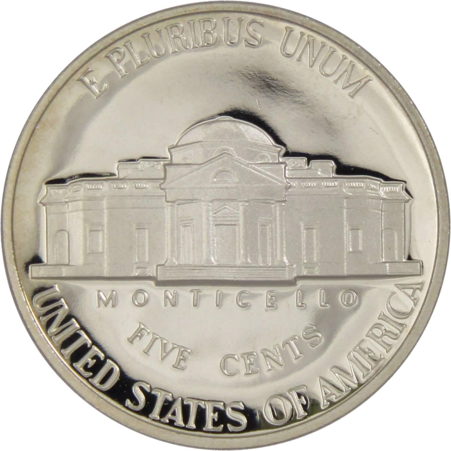 1995 S Jefferson Nickel 5 Cent Piece Choice Proof 5c US Coin Collectible