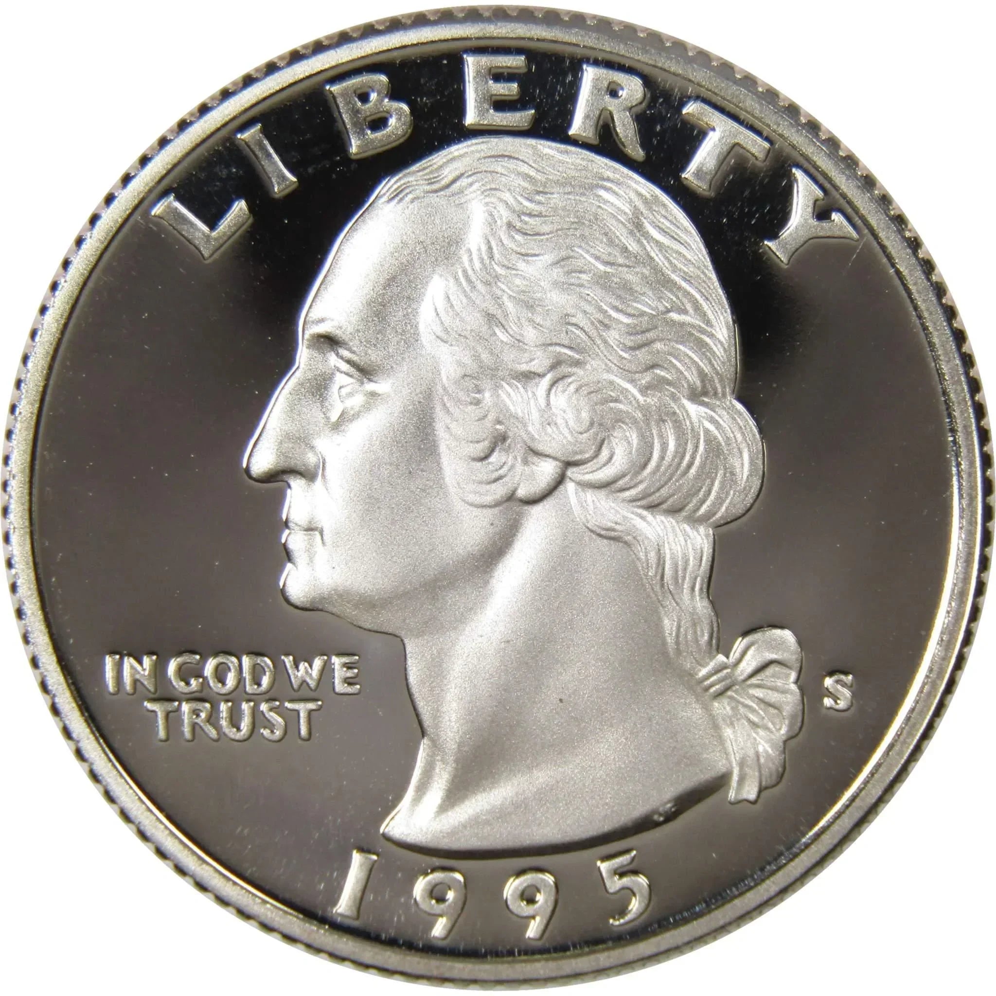 1995 S Washington Quarter Choice Proof Clad 25c US Coin Collectible
